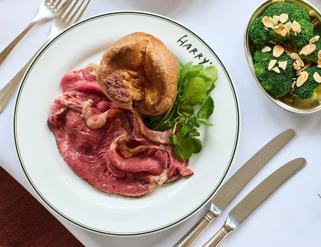 Yorkshire pudding with roast Sussex beef