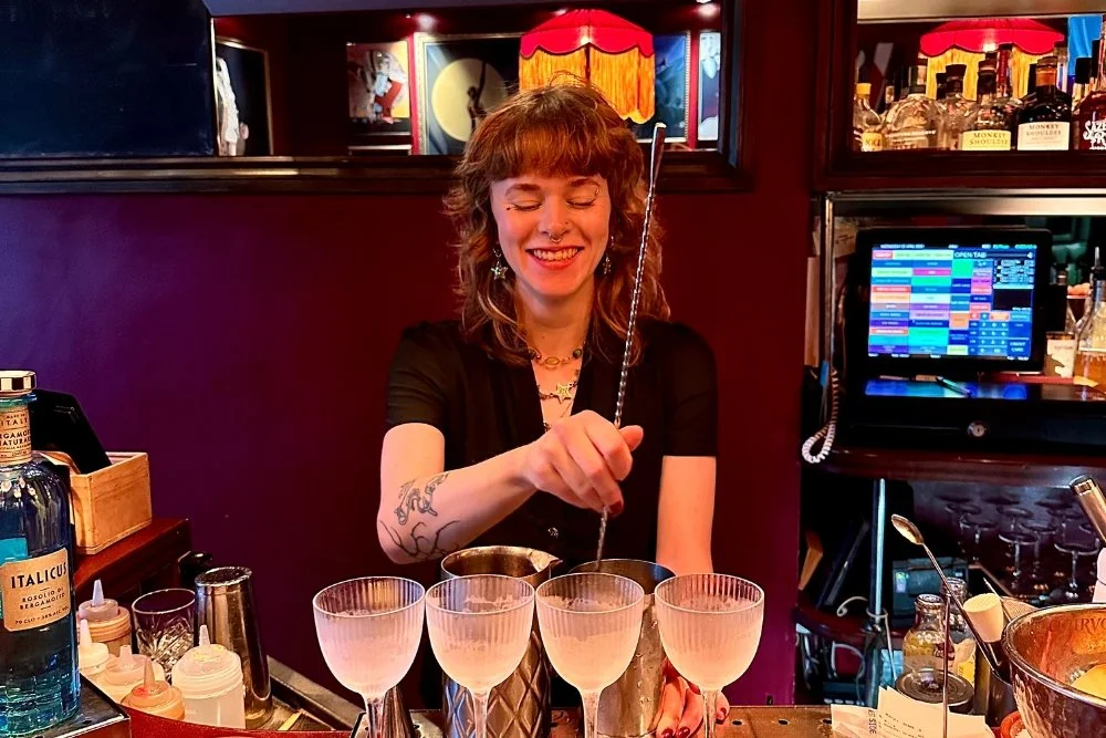 Millie, a bartender at Bar Valentino