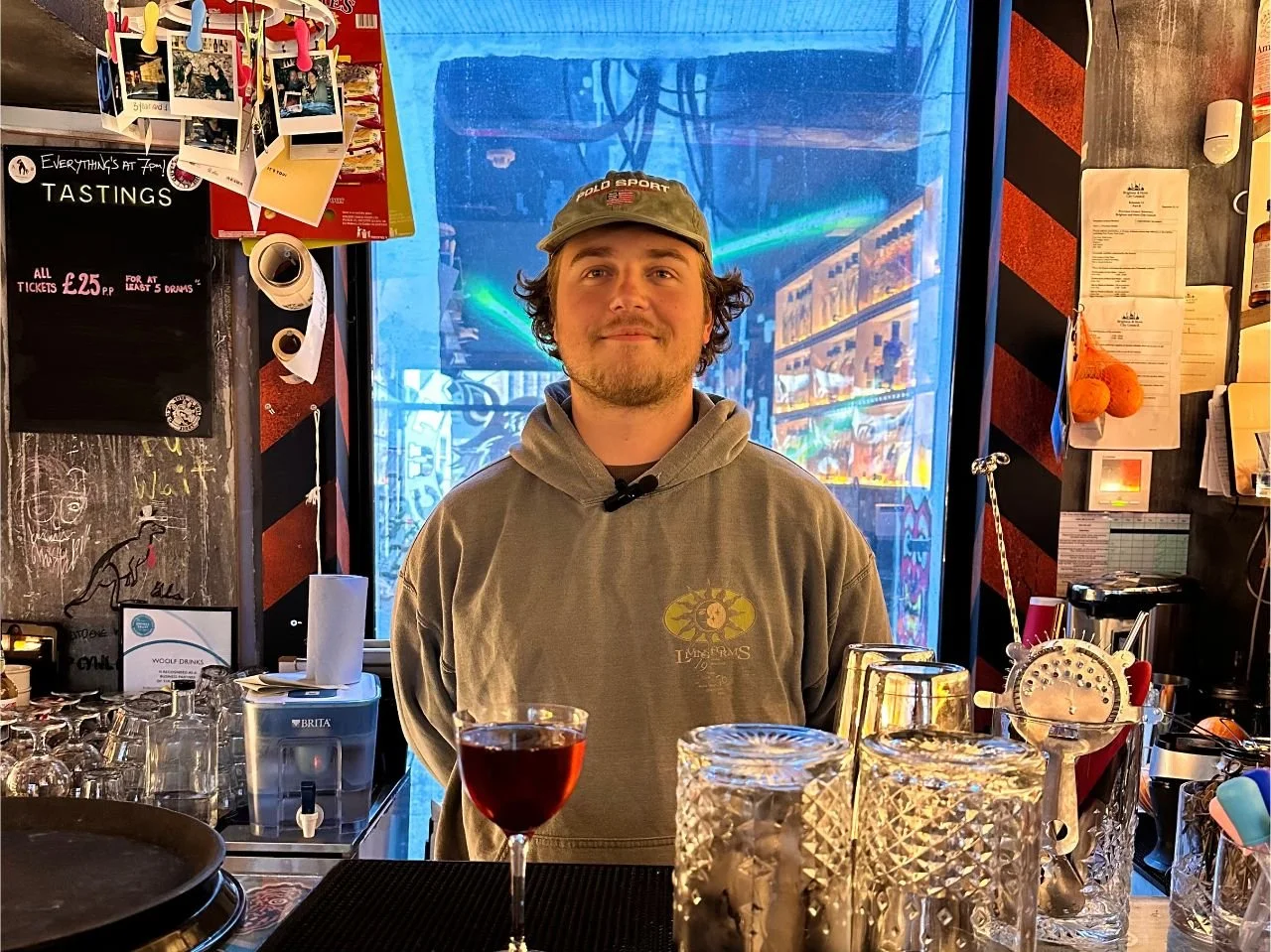 Cut Your Wolf Loose's bartender Hugo