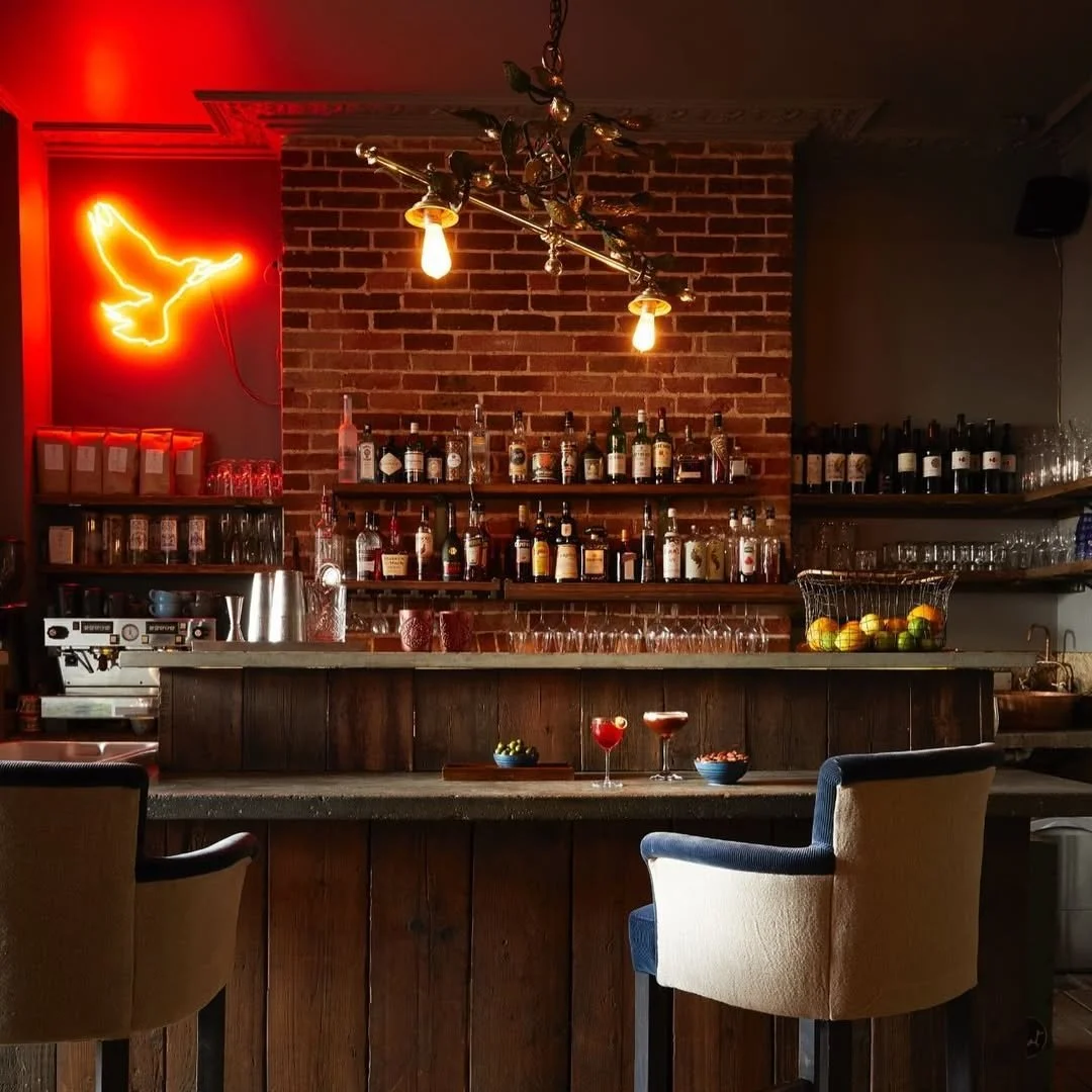 The bar at Blake's Bistro & Bar
