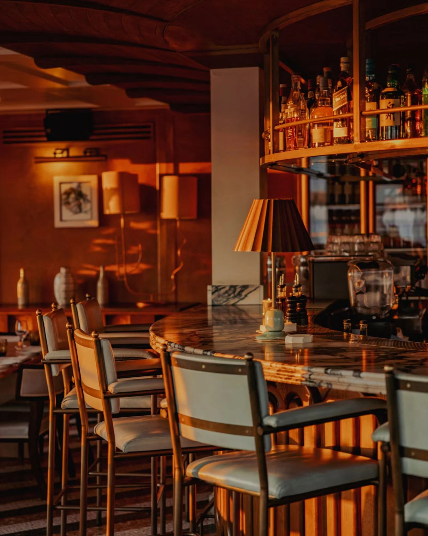 The bar at Cecconi's Brighton