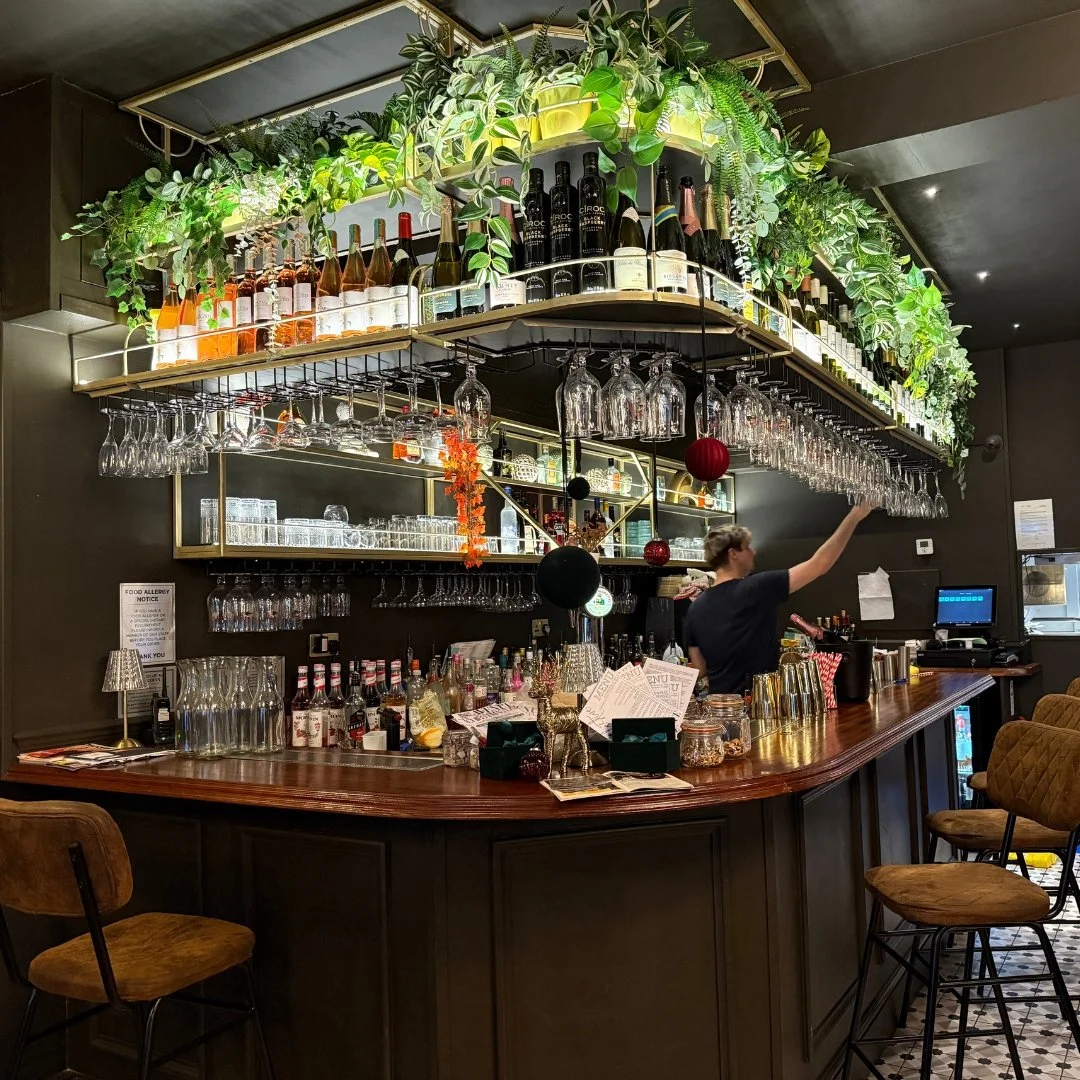 The bar at The Avenue in Hove.