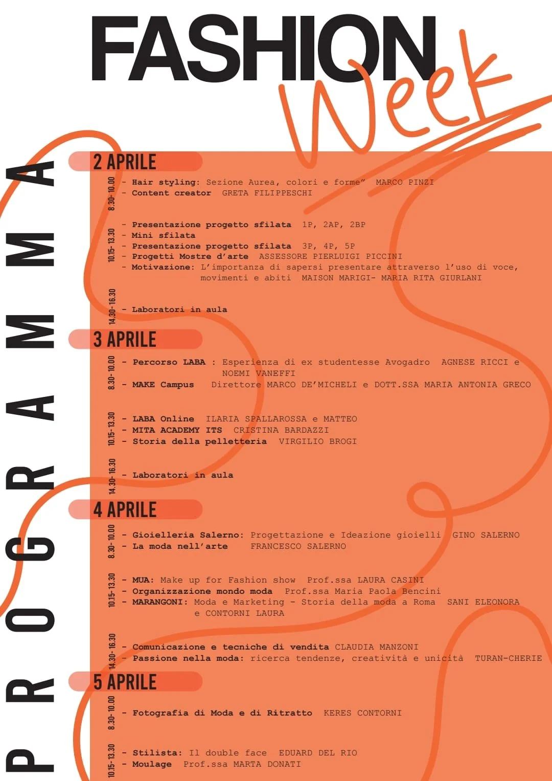 Evento  presentazione  Incontri motivazionali durante la  Fashion Week presso l' ISTITUTO SUPERIORE AVOGADRO https://www.avogadro-vinci.edu.it/fashion-week-2025/