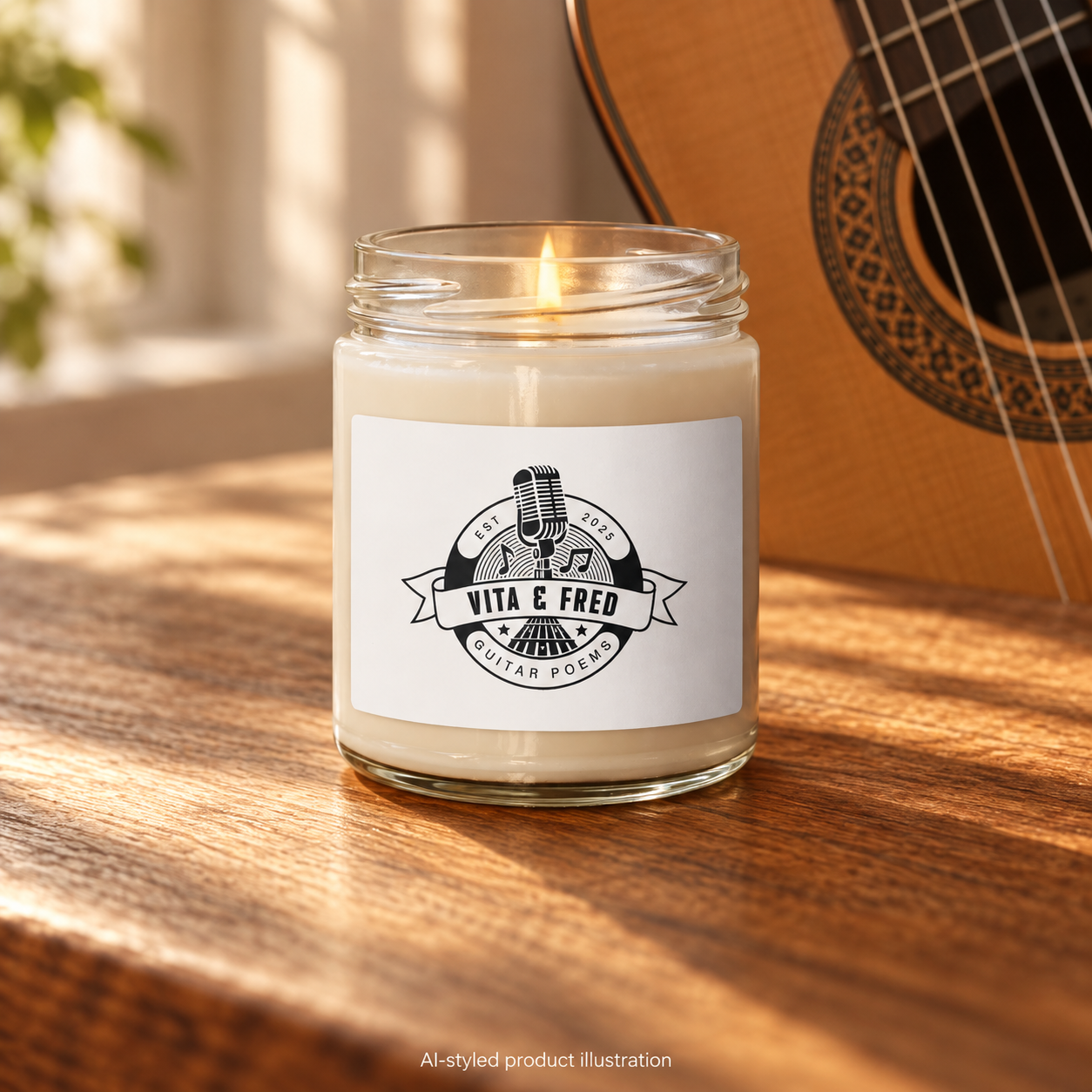 Vita & Fred Scented Soy Candle