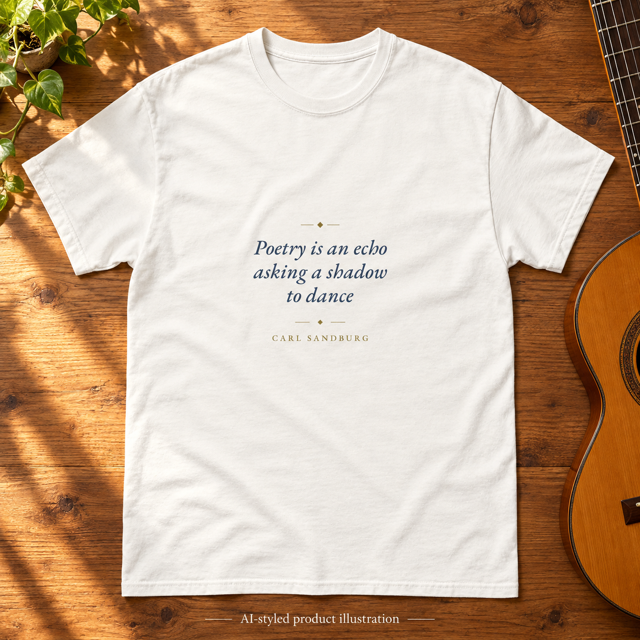Carl Sandburg T-Shirt (Light Collection)