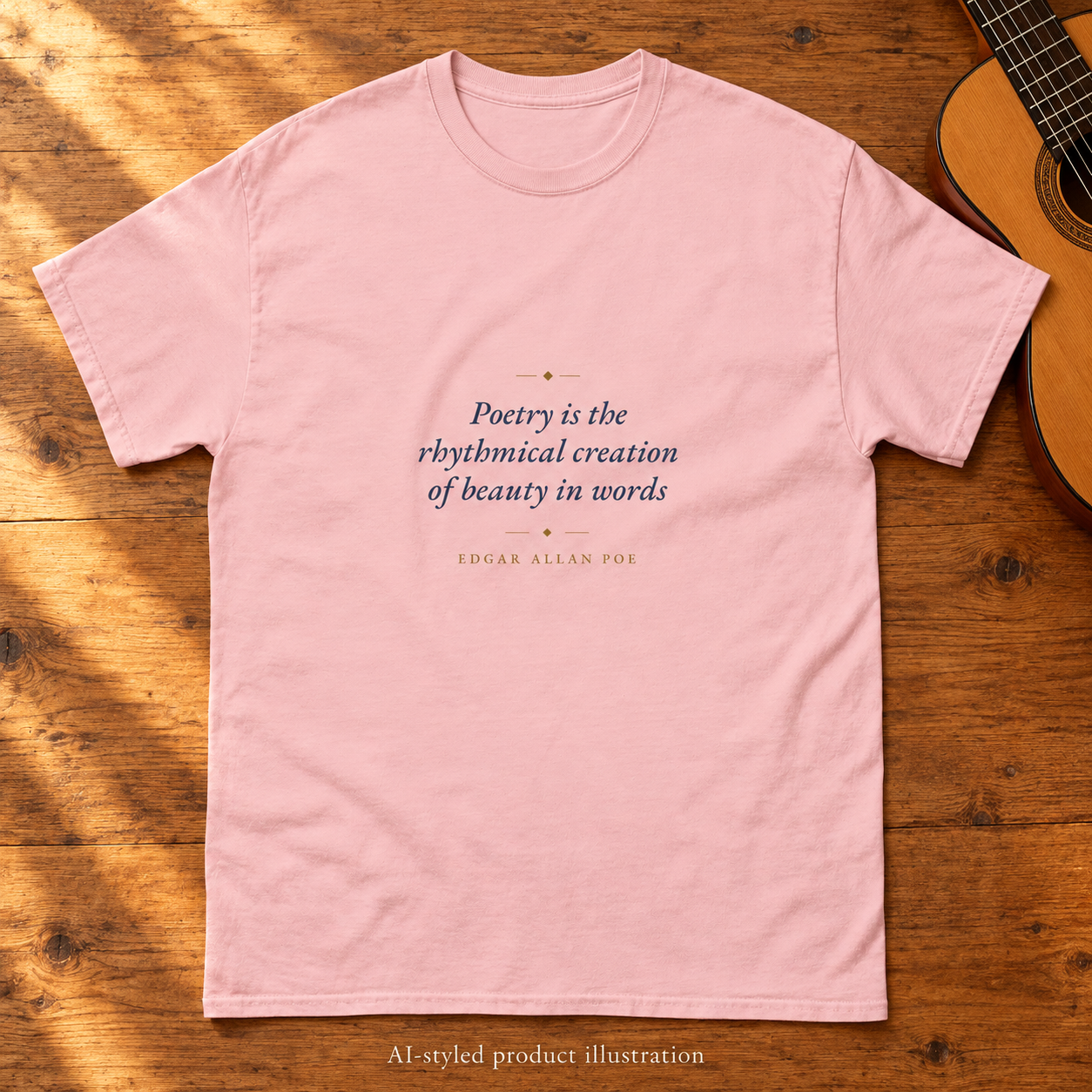 Edgar Allan Poe T-Shirt (Light Collection)