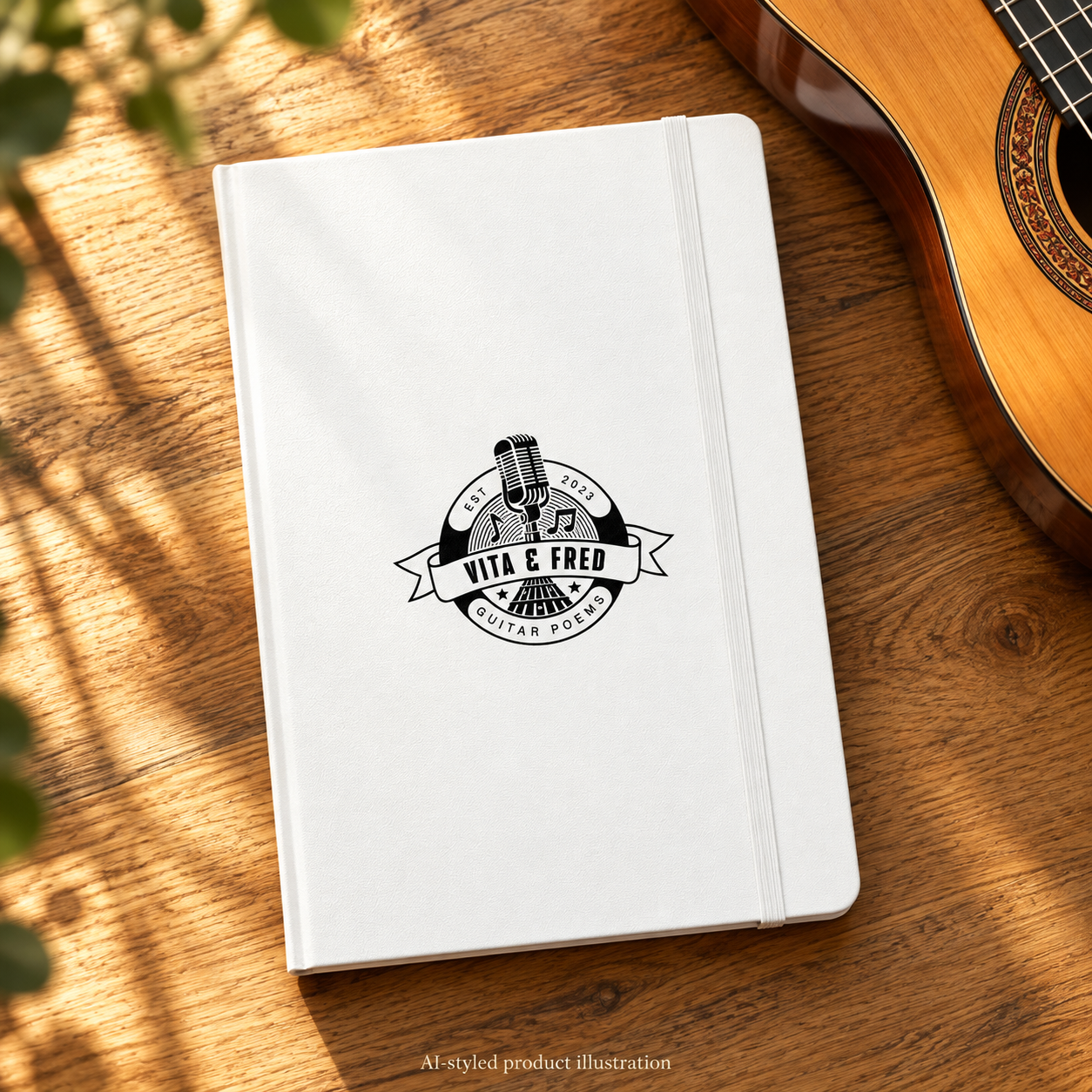 Vita & Fred Hardcover Notebook