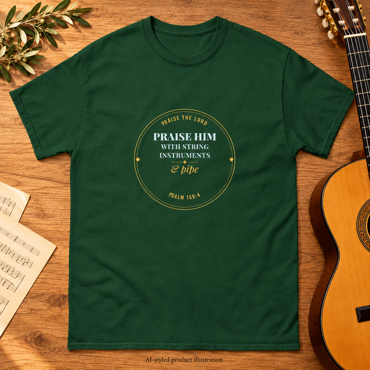 Psalm 150:4 T-Shirt