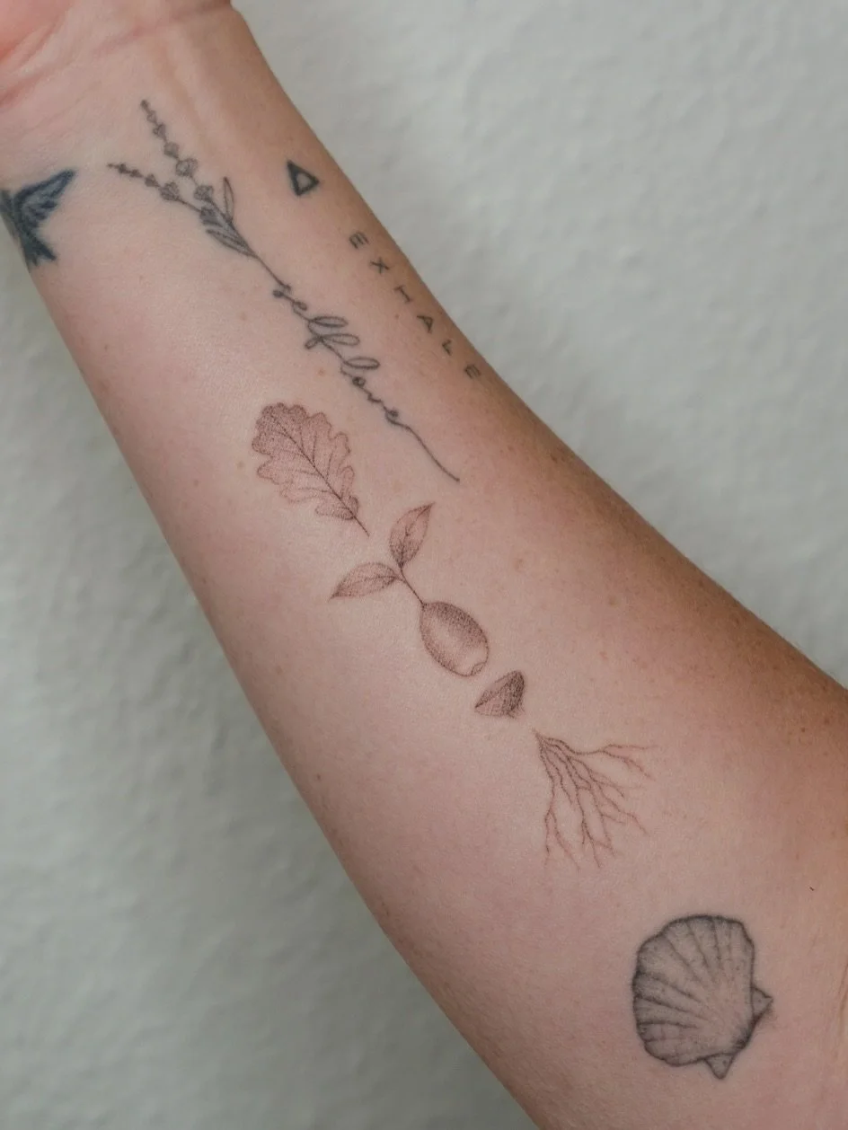 The journey ✨🌀🌳 ~ handpoked.
