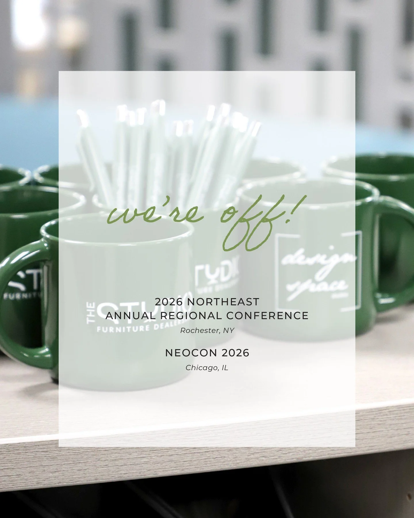 It's an exciting week for us! We're off to a few conferences for connection, education, and inspiration ✨️ Stay tuned for what we have to share! ⁠
⁠
#NeoCon2026 #teknion