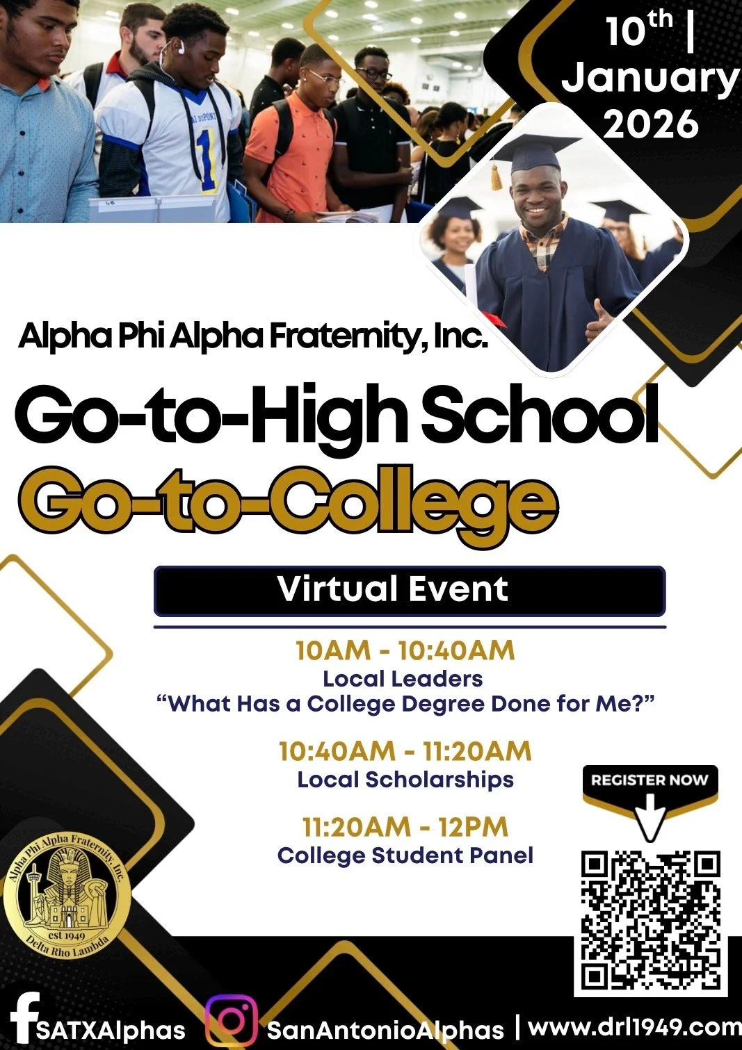 Go-to-High School, Go-to-College Virtual Event
