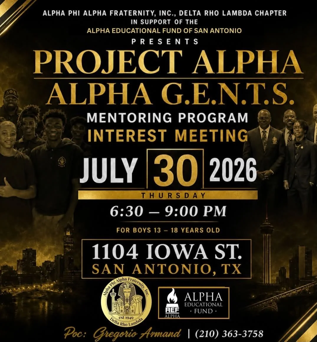 Project Alpha | Alpha G.E.N.T.S. Interest Meeting