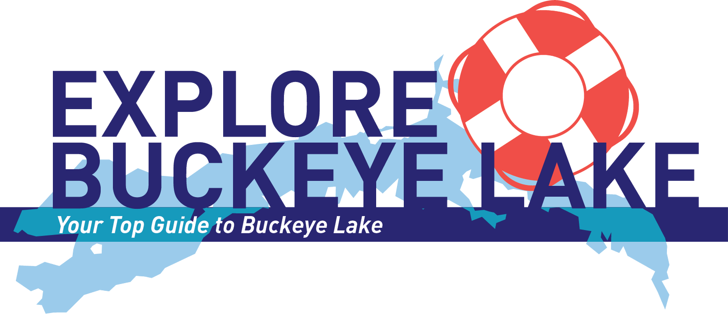Explore Buckeye Lake logo with Marketing & Main support, representing local tourism, events, and community activity around Buckeye Lake, Ohio.