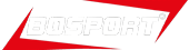 BOSPORT logo in red, white, and black