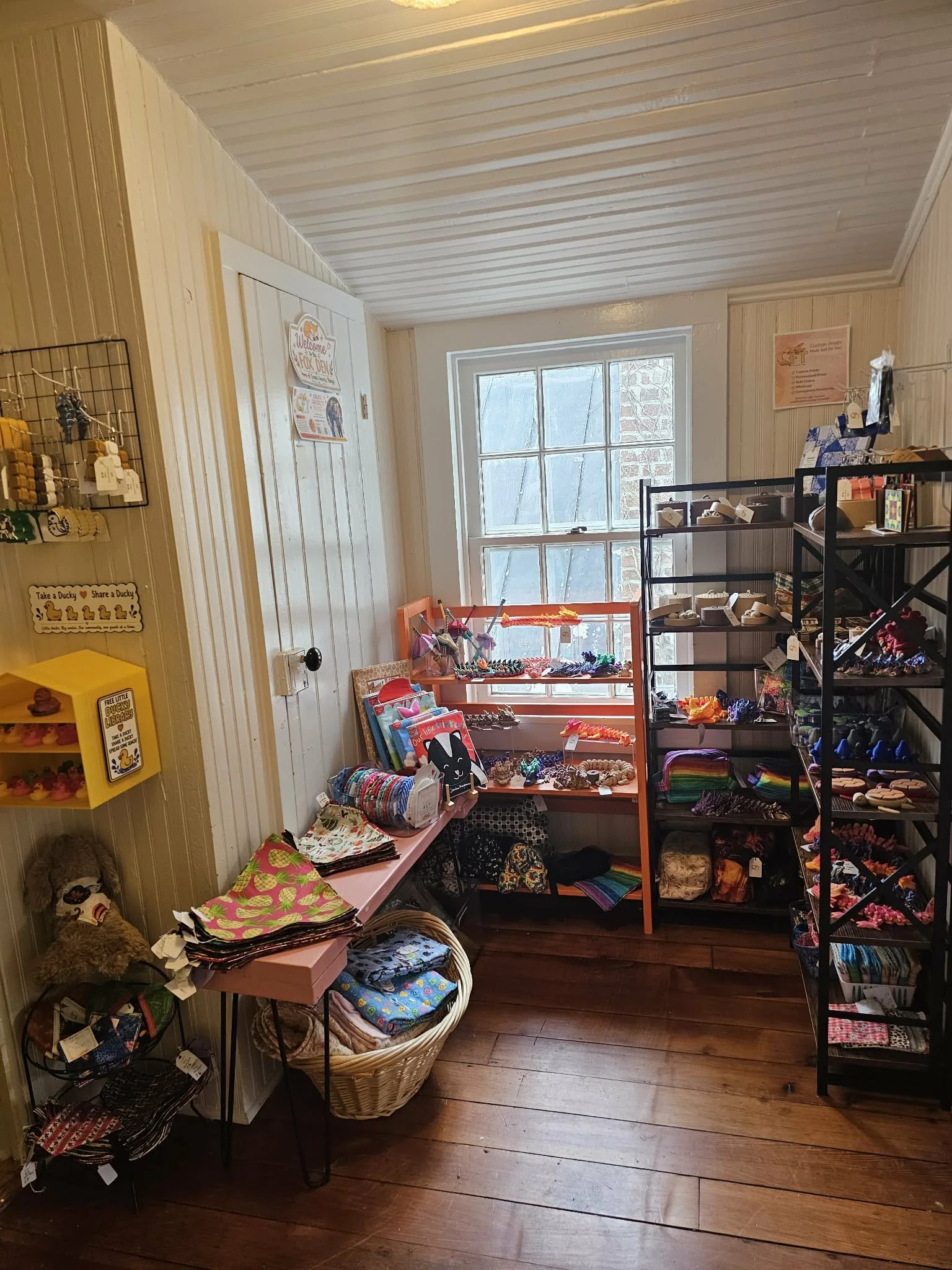 Create Favorite Things 3D-printed product display at King Street Collective in Leesburg Virginia