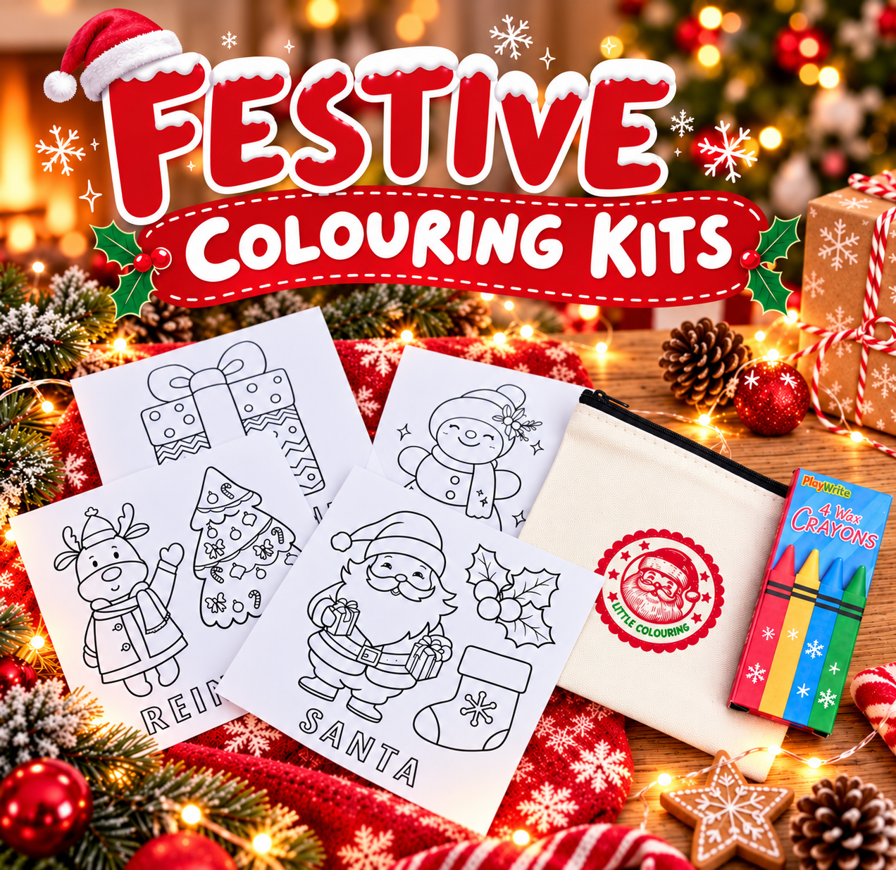 Little Colouring Christmas Kits