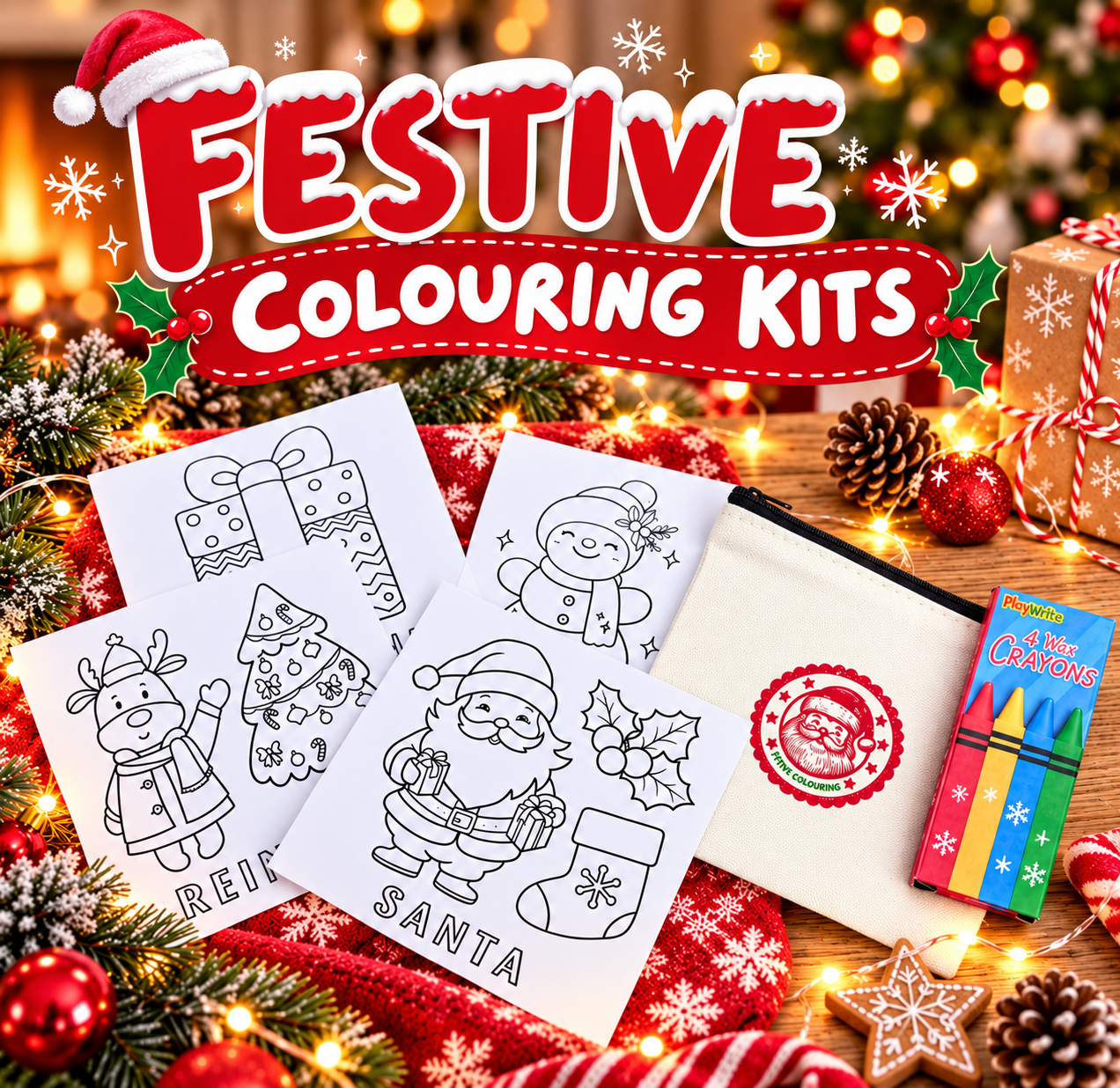 Little Colouring Christmas Kits