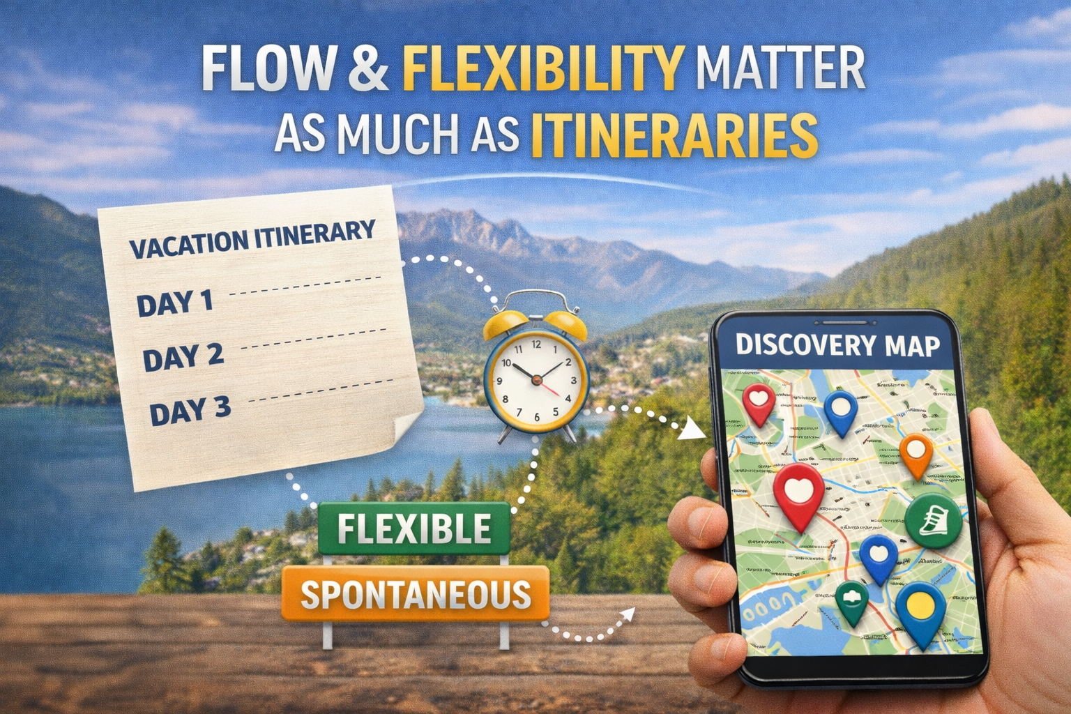Flow and Flexibility Matter As Much As Itineraries