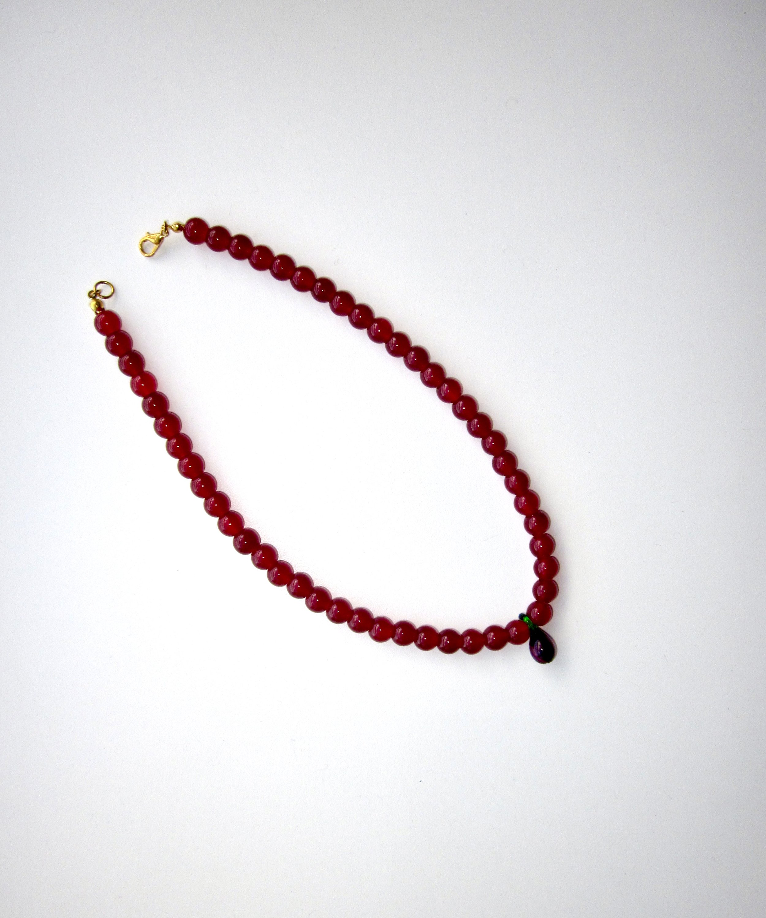 Eggplant & Bordeaux Beads