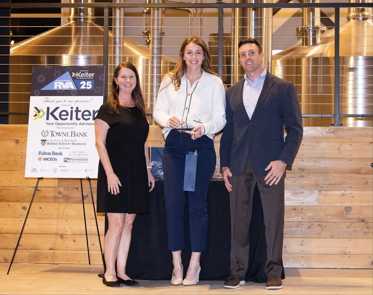 What an honor to receive @rvabizsense Top 25 Fastest Growing Companies in Richmond award! Happy Co celebrated at @hardywoodwestcreek this week and ranked 8th place with 162% growth in three years. We are so thankful for our team and clients that make