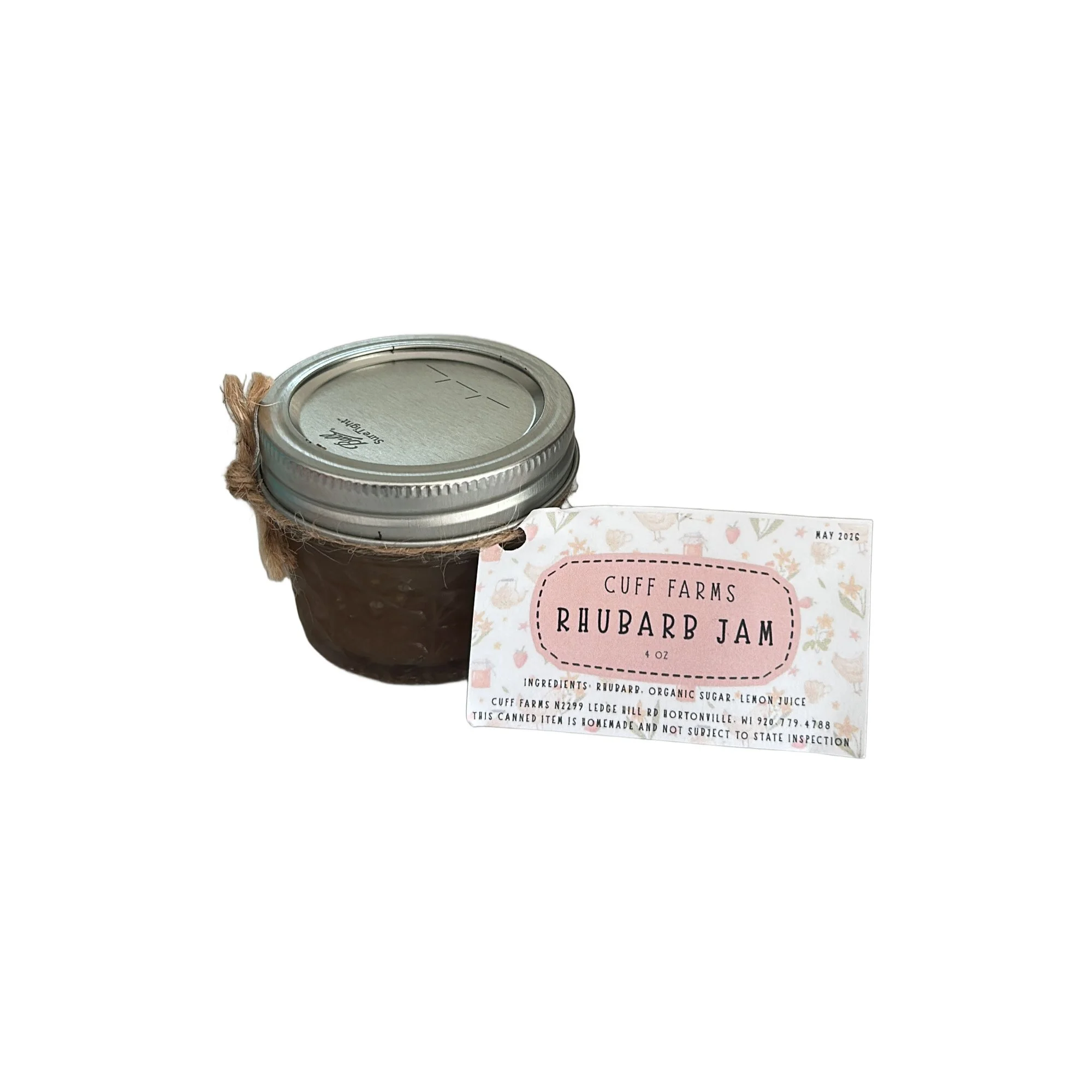 jam, rhubarb | Cuff Farms