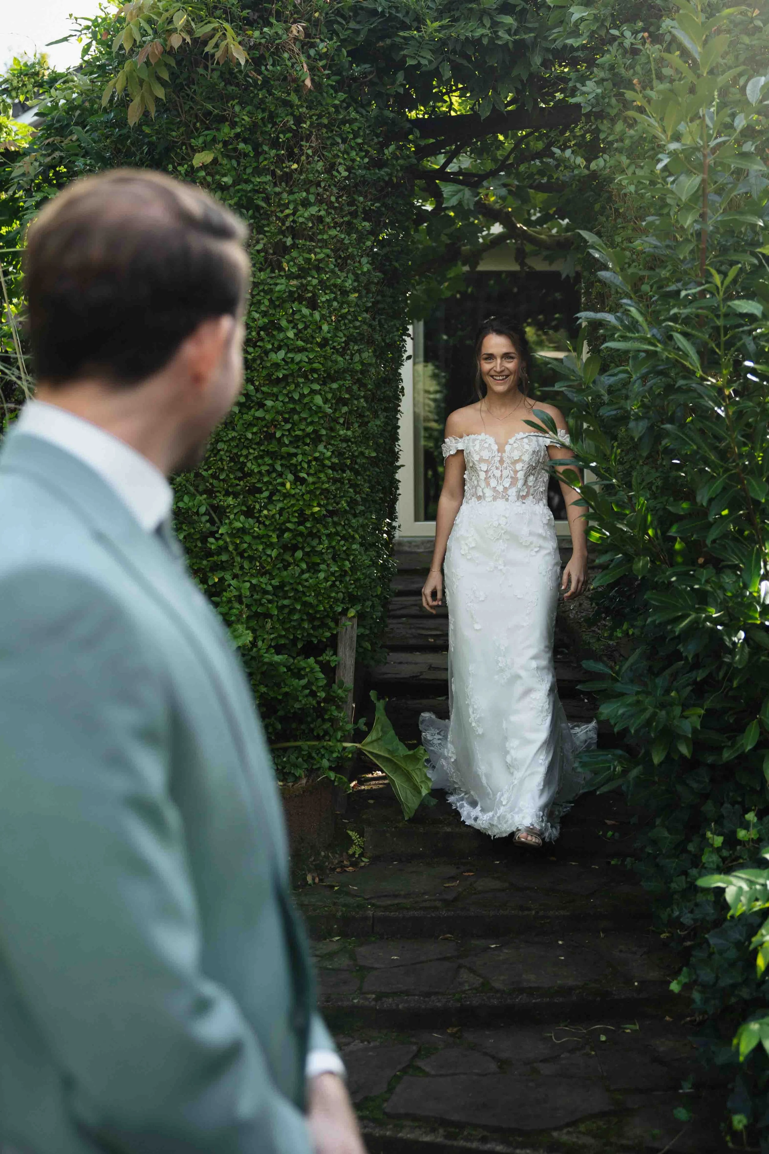 first look tijdens een bruiloft in nijmegen