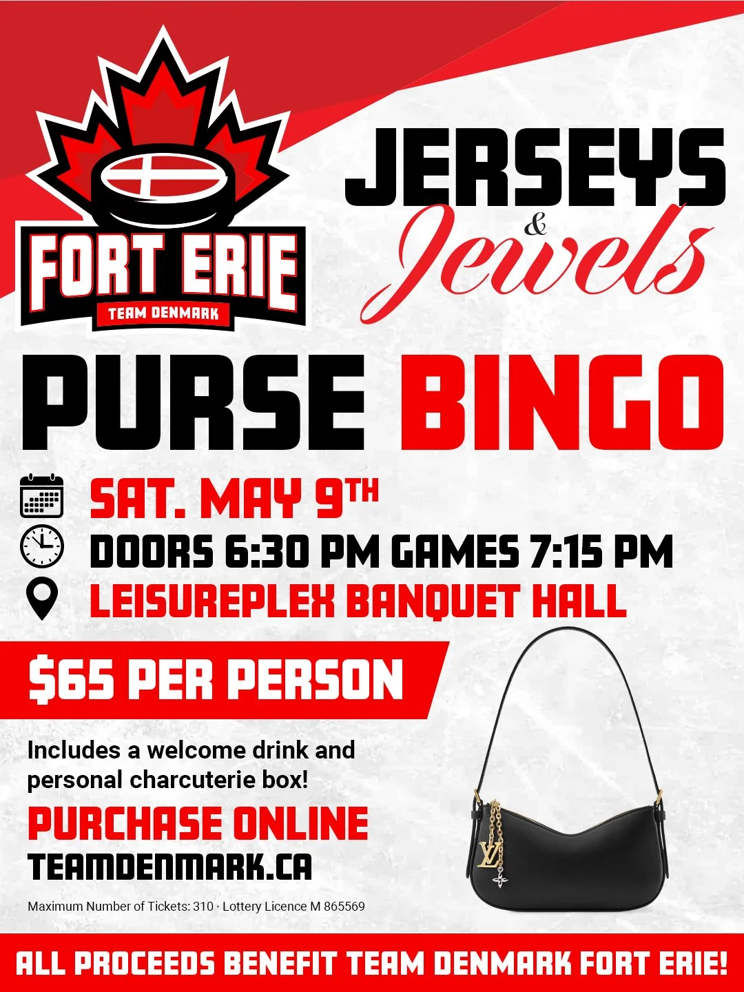 Jerseys &amp; Jewels Purse Bingo