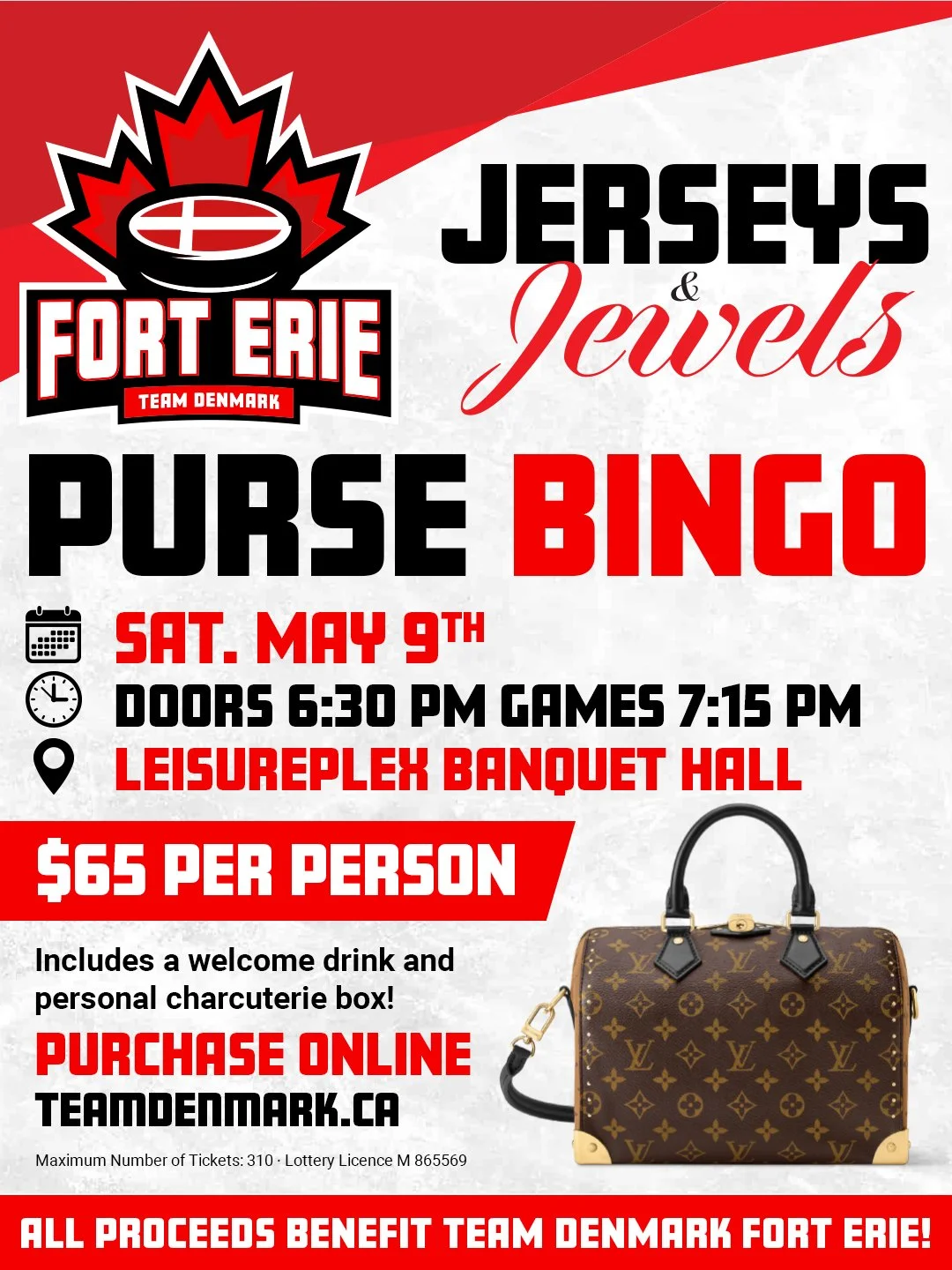 Jerseys & Jewels Purse Bingo
