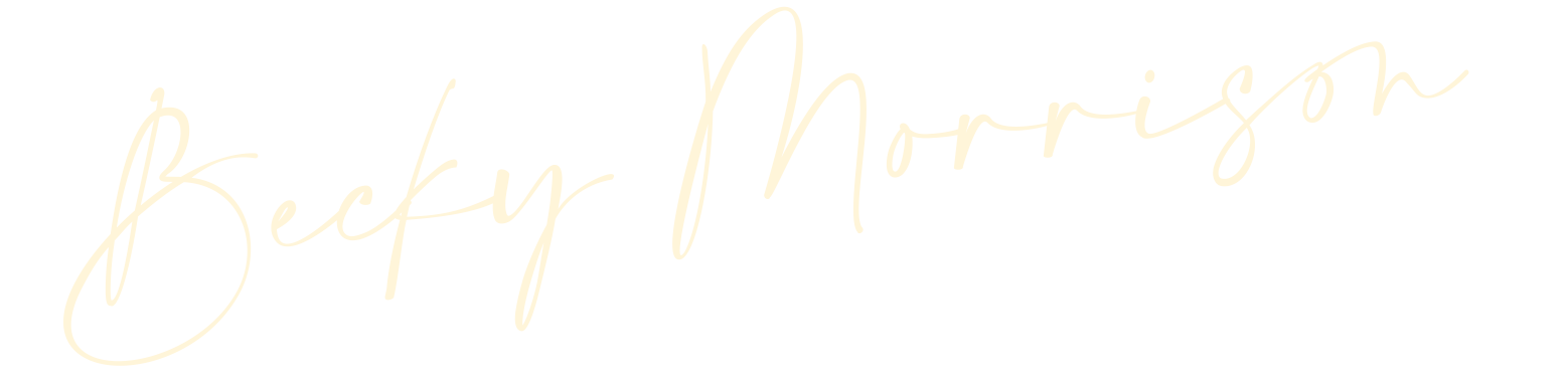 Cursive text reading 'Becky Morrison'
