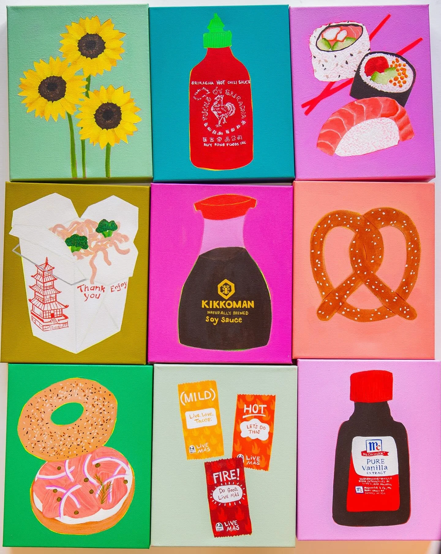 I&rsquo;m a little biased, but these mini paintings are the perfect Christmas gift, AND they&rsquo;re on sale through the holidays. 8x10. $200 each (a steal) with free domestic shipping. They won&rsquo;t be listed on my website so reach out to claim 