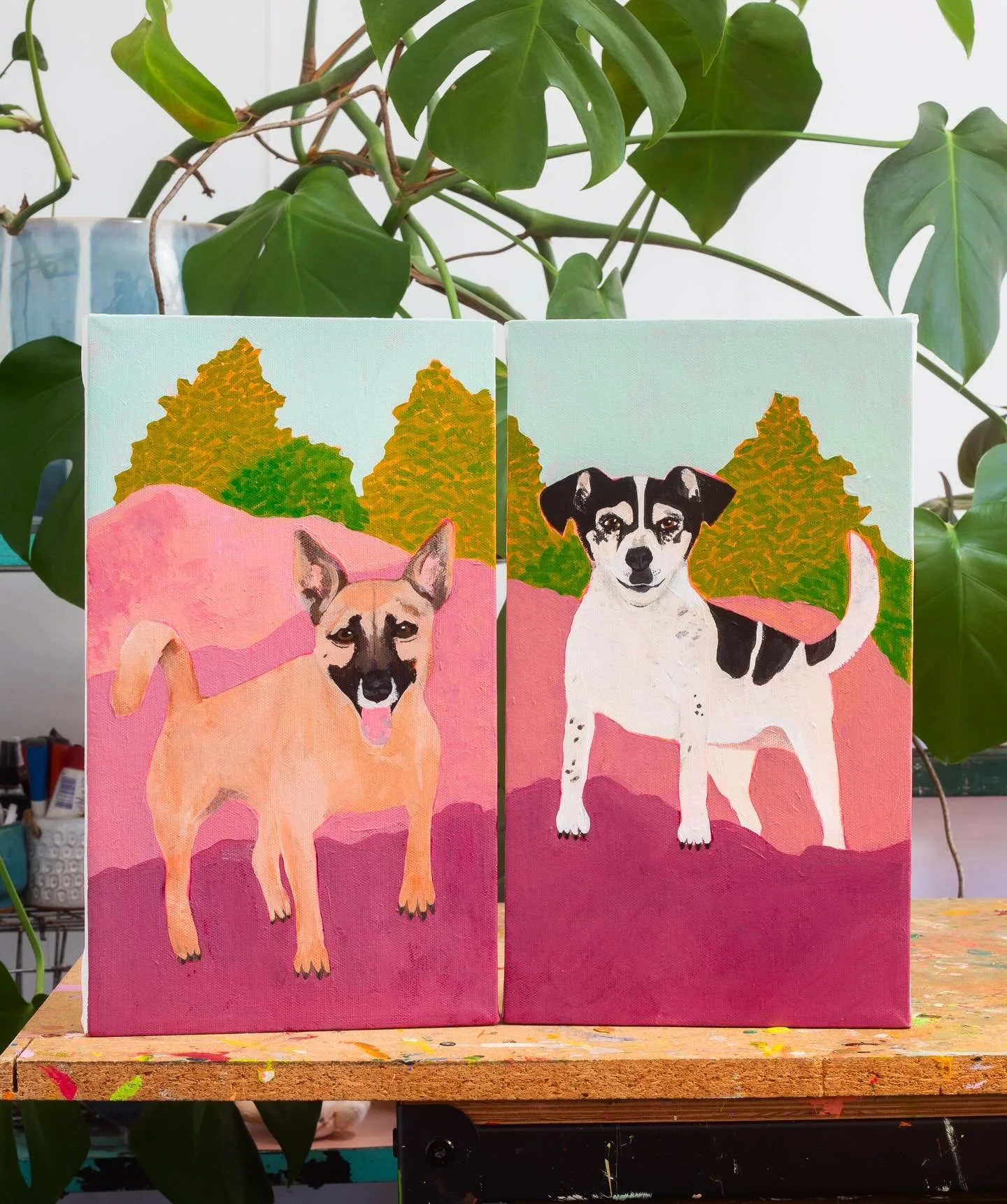 Let me paint your dogs.