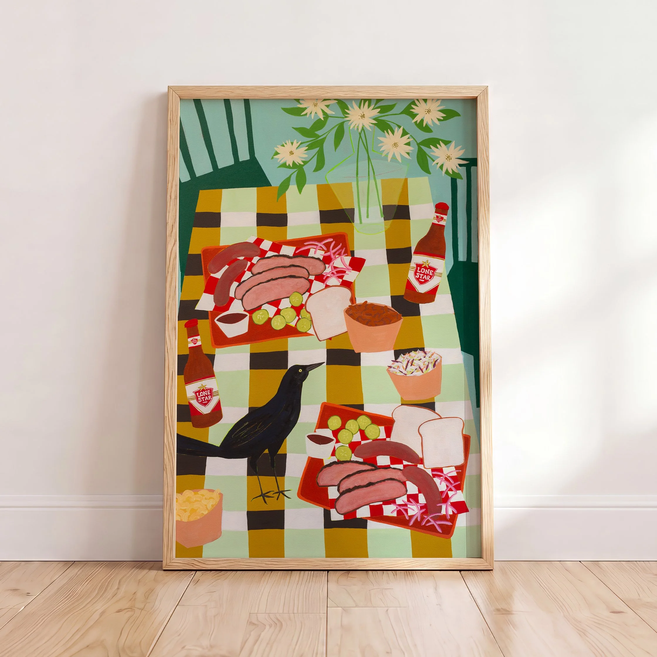 Texas BBQ Print