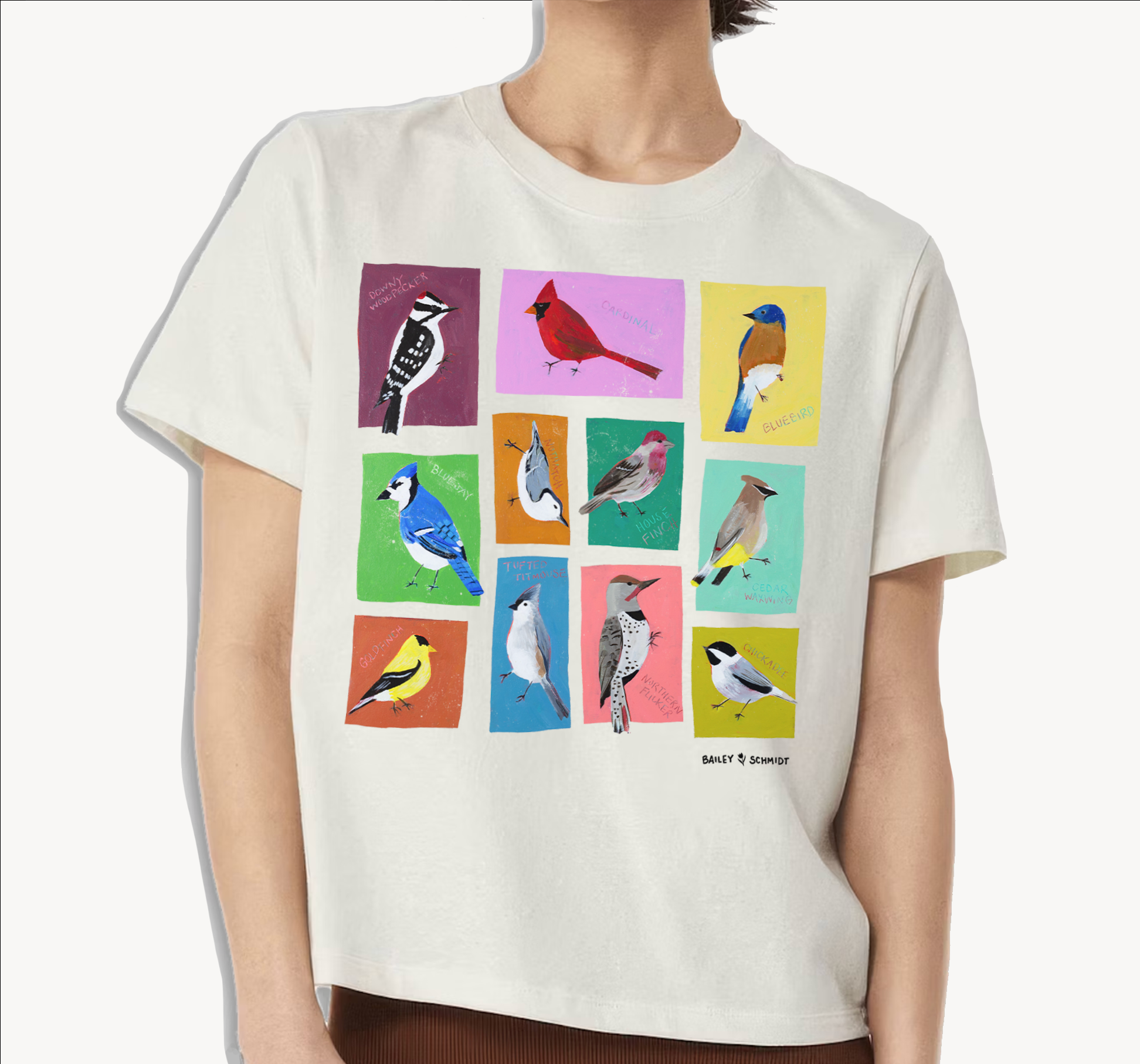 Backyard Birds 'women's' cut t-shirt
