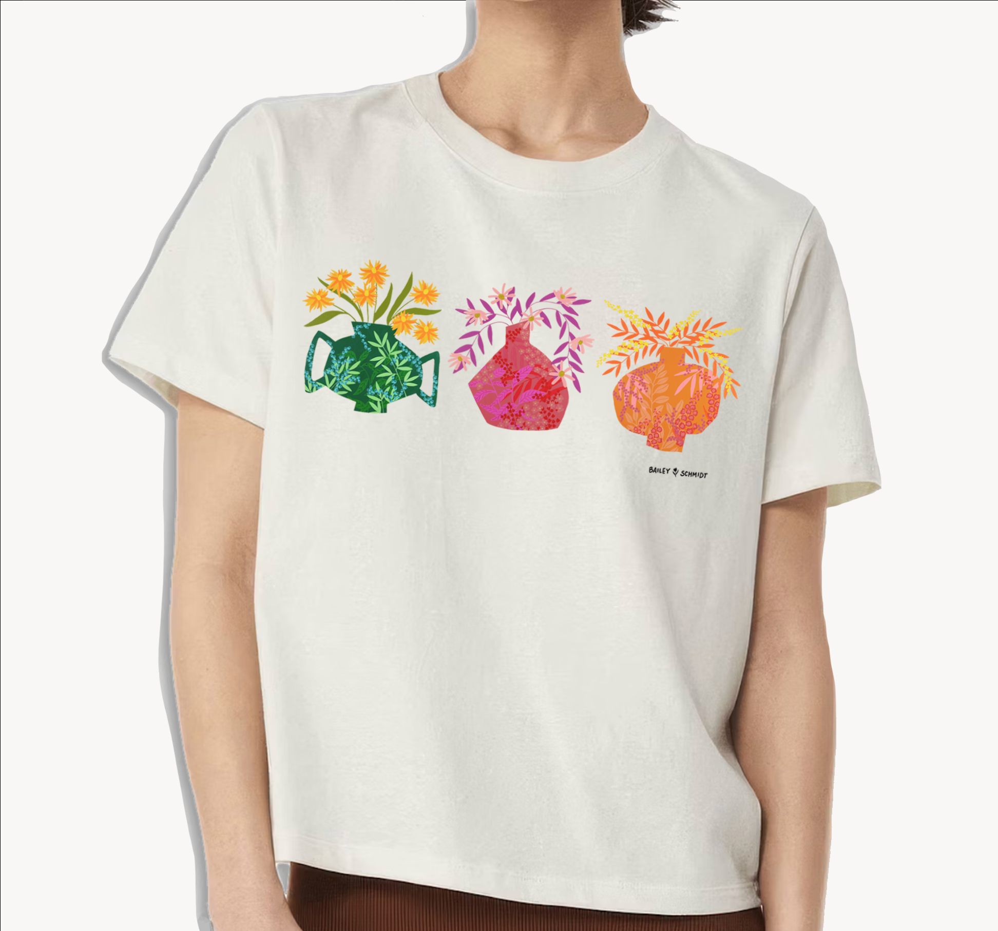 Vase Trio 'women's' cut t-shirt