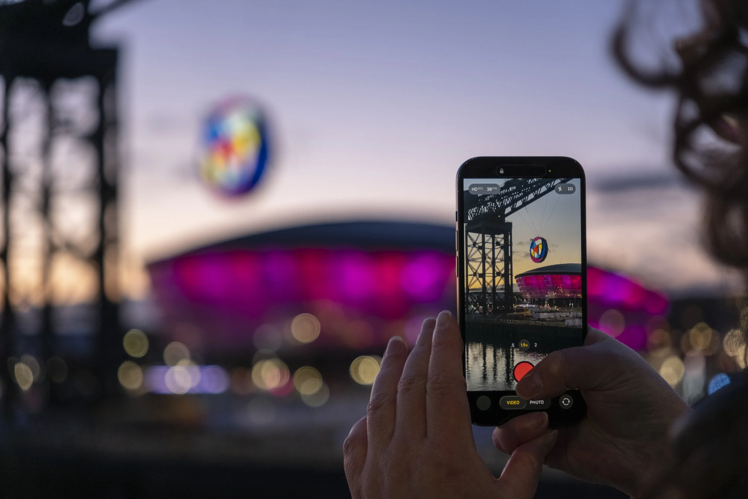 Emer Tumilty X NEWSUBSTANCE, The Glasgow Rose, Finnieston Crane, for the Glasgow 2026 Commonwealth Games