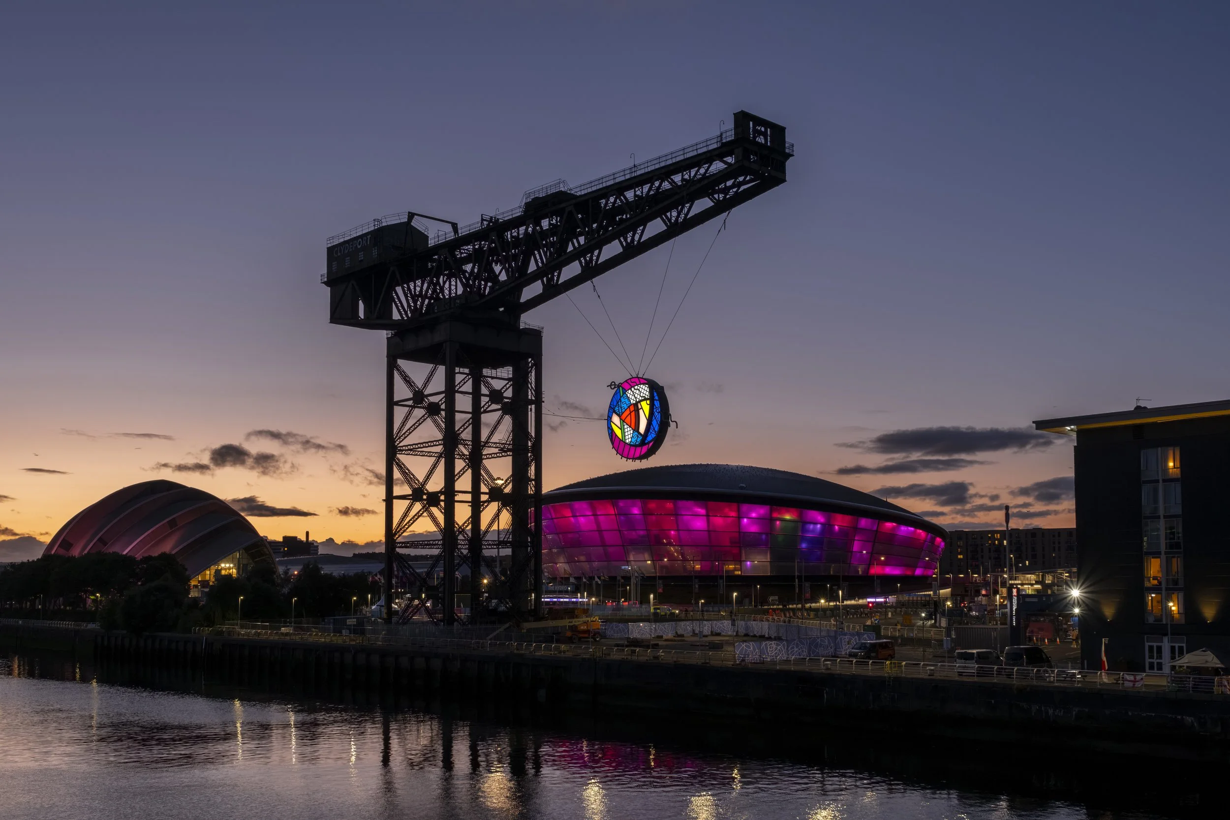 Emer Tumilty X NEWSUBSTANCE, The Glasgow Rose, Finnieston Crane, for the Glasgow 2026 Commonwealth Games