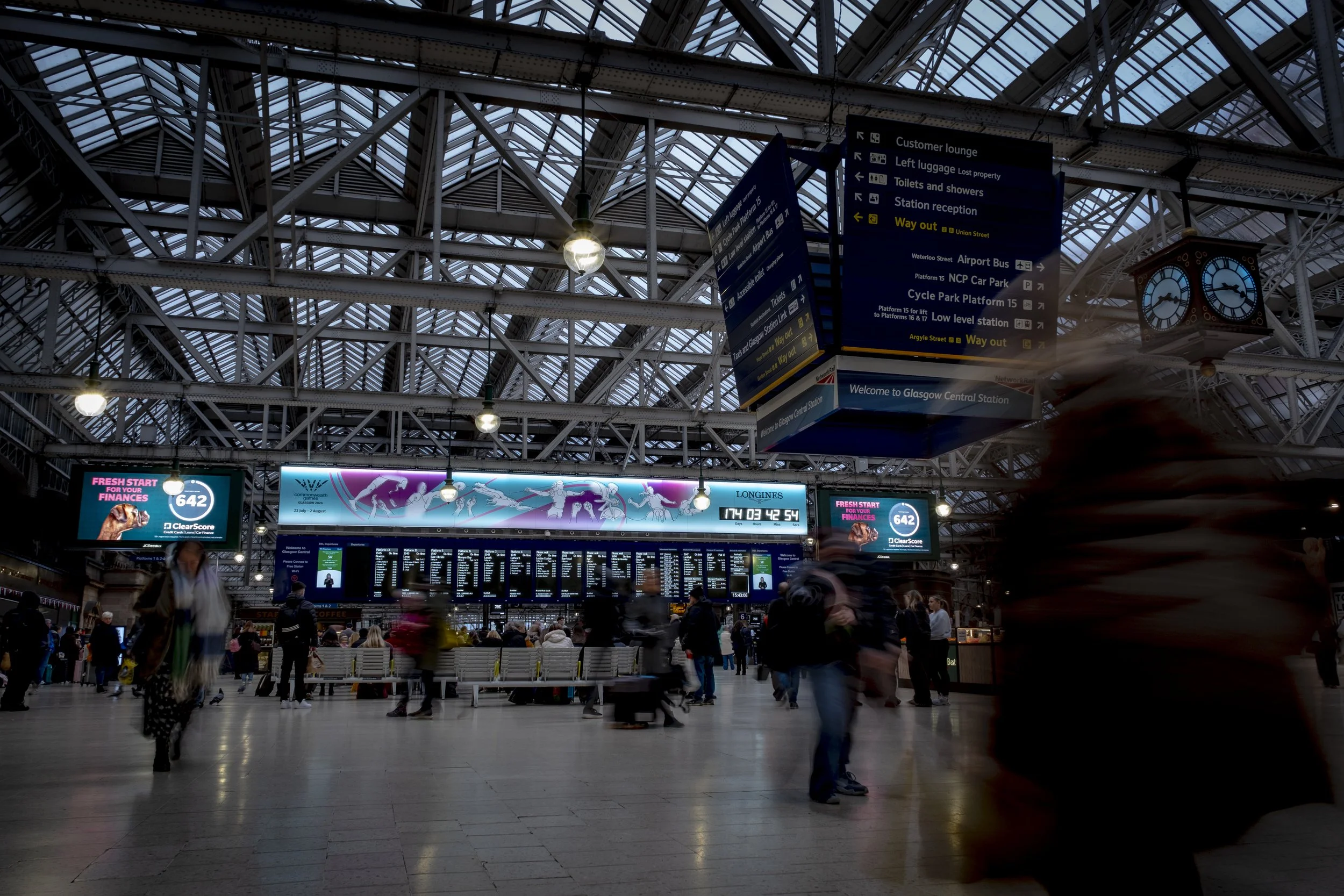Glasgow Common Wealth Games Clock for NEWSUBSTANCE
