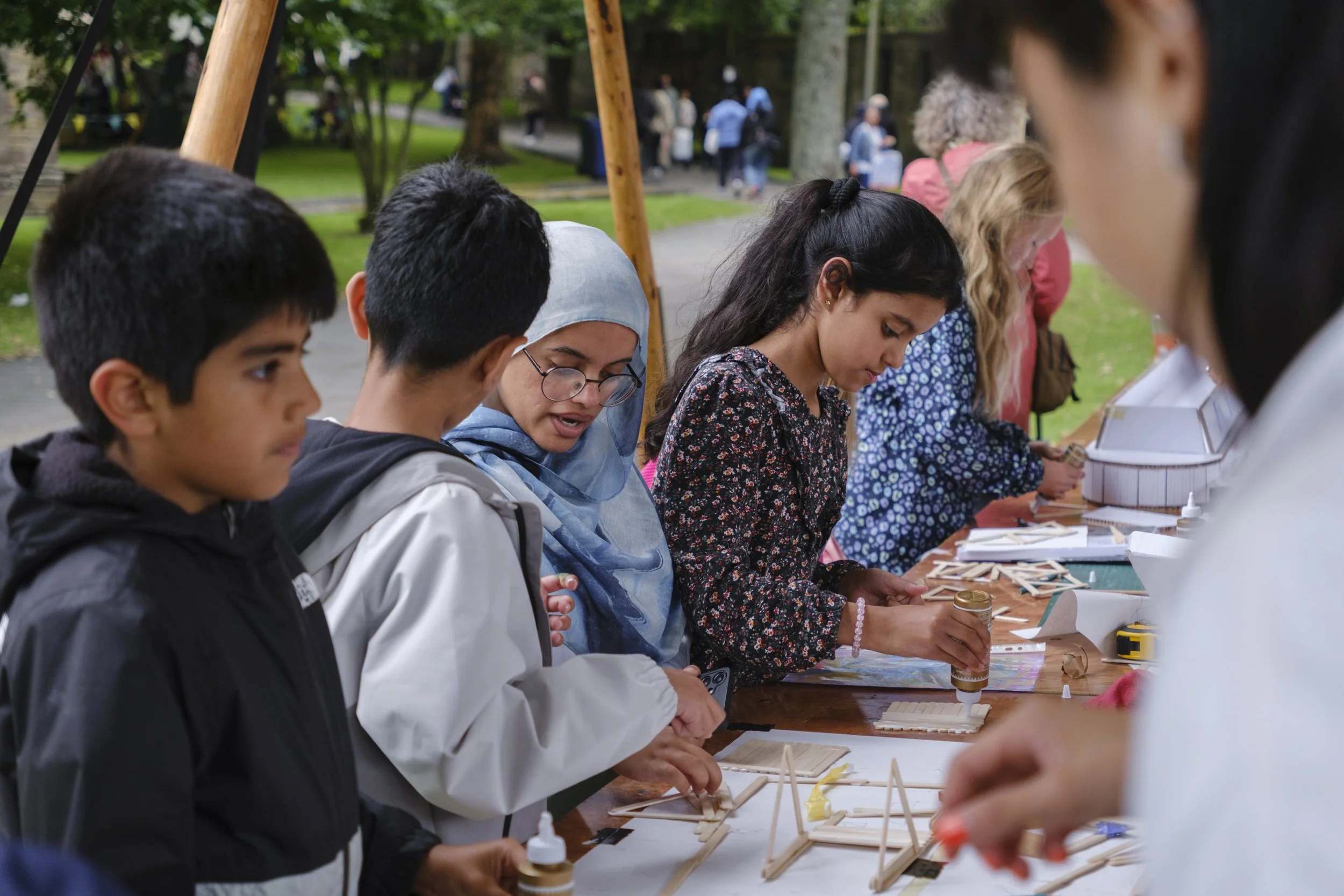 Flimsy Works X Super Slow Way Workshop at National Festival of Making