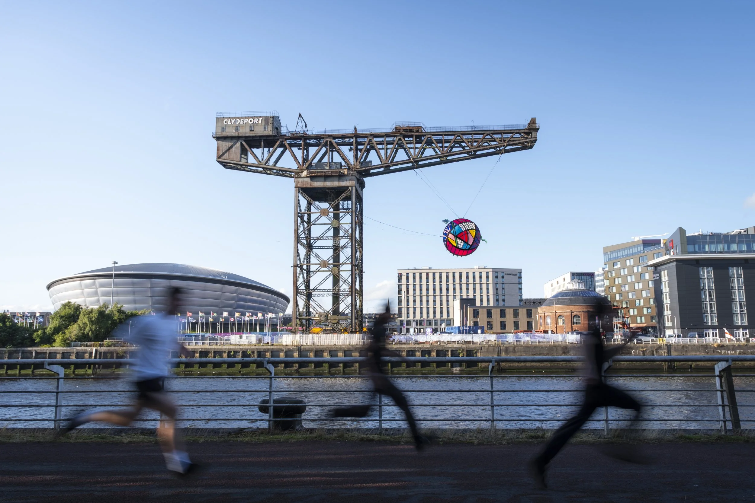 Emer Tumilty X NEWSUBSTANCE, The Glasgow Rose, Finnieston Crane, for the Glasgow 2026 Commonwealth Games