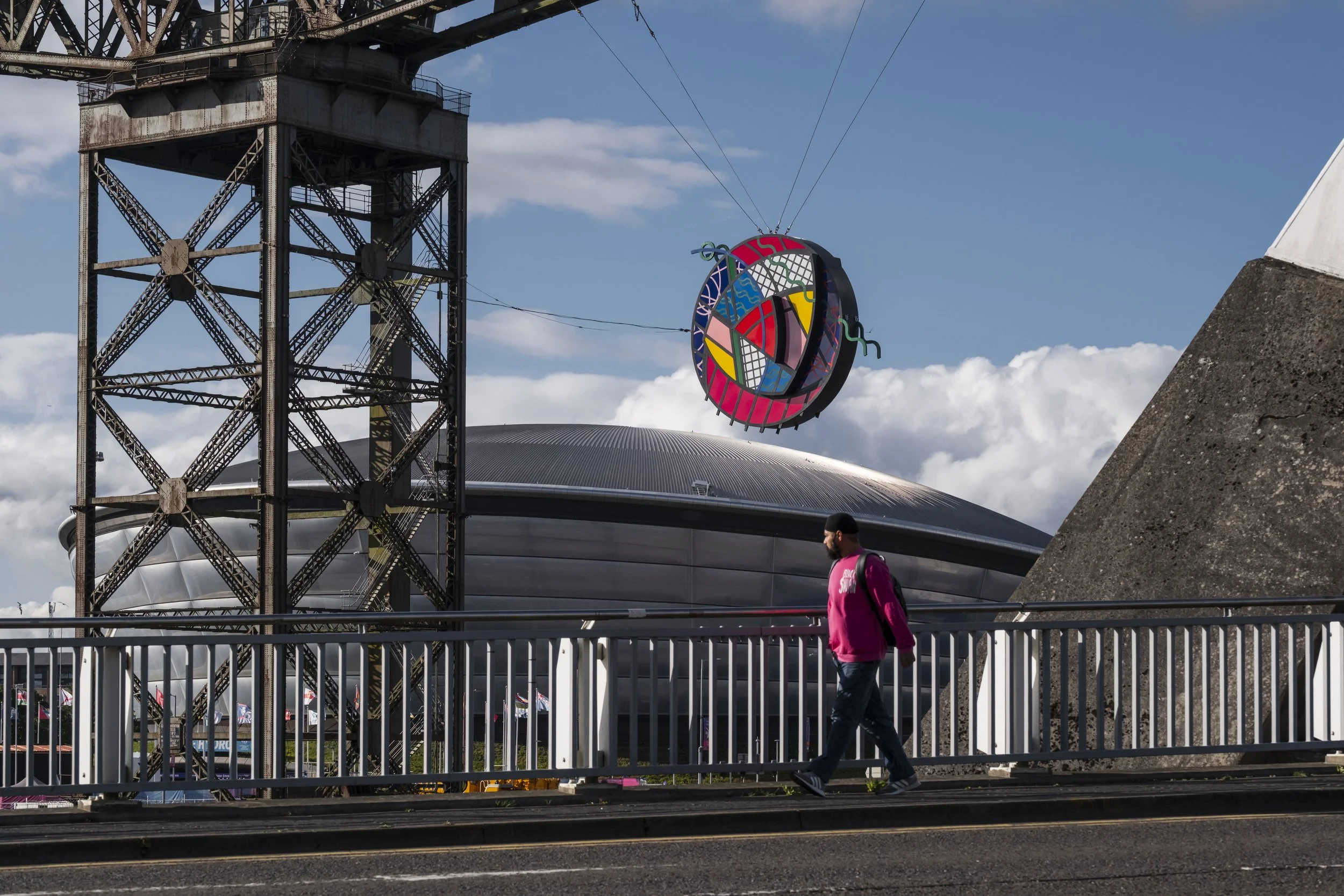Emer Tumilty X NEWSUBSTANCE, The Glasgow Rose, Finnieston Crane, for the Glasgow 2026 Commonwealth Games