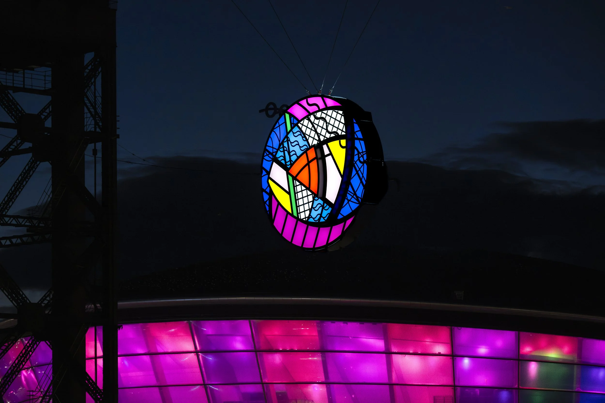 Emer Tumilty X NEWSUBSTANCE, The Glasgow Rose, Finnieston Crane, for the Glasgow 2026 Commonwealth Games