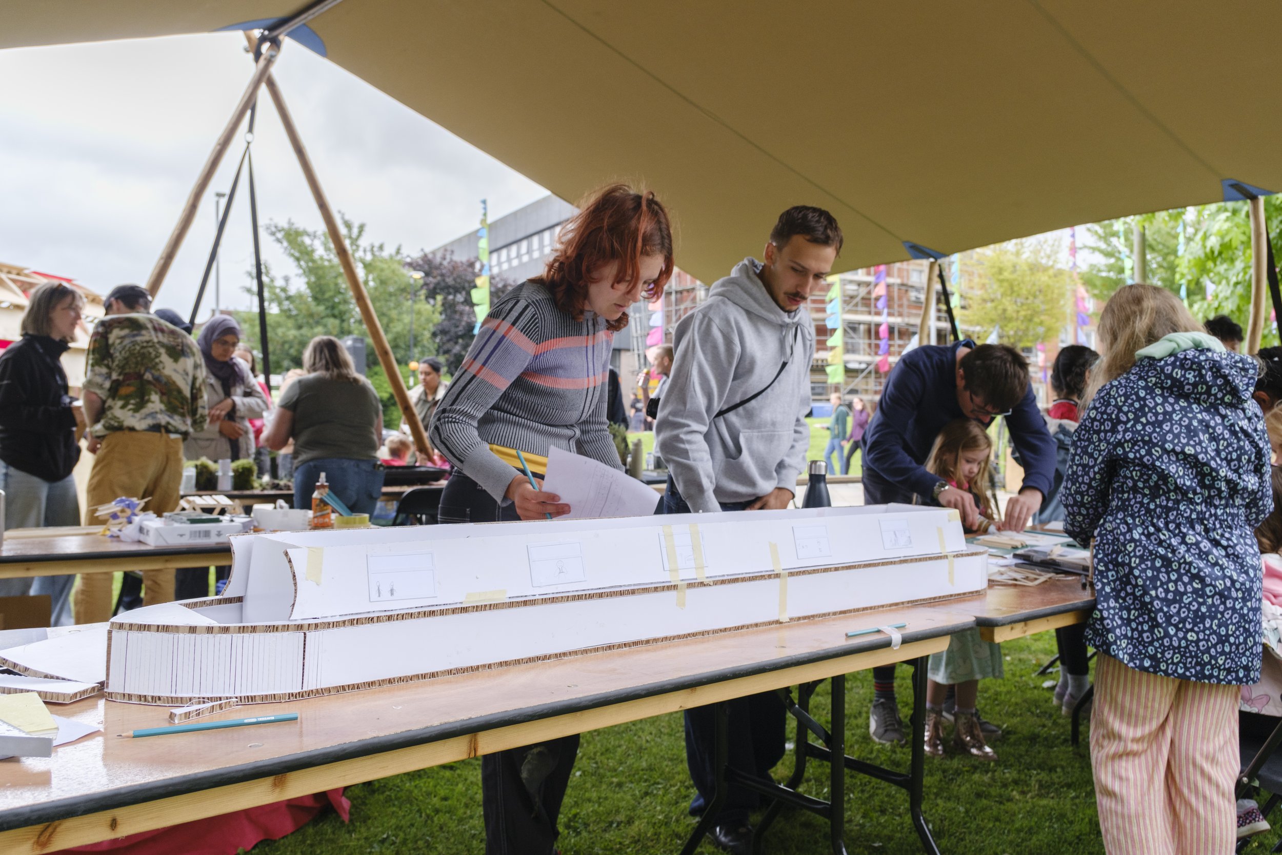 Flimsy Works X Super Slow Way Workshop at National Festival of Making