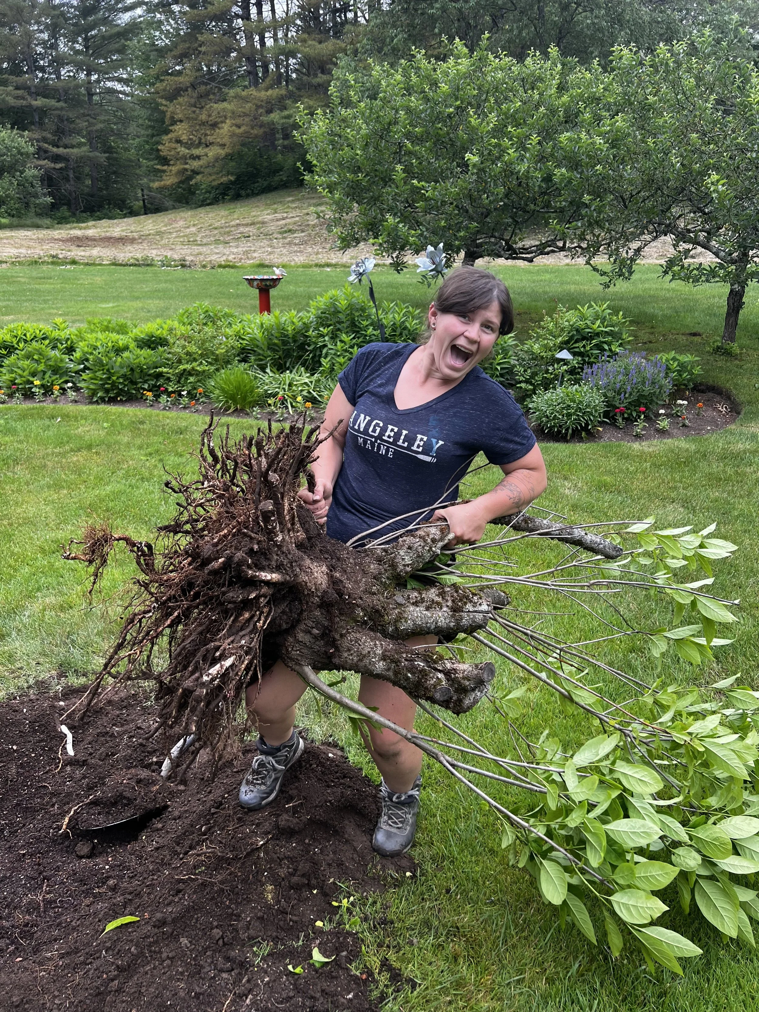 Lawrence Property Management landscaping team