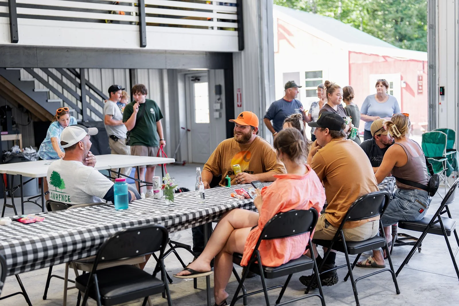 Lawrence Property Management employees enjoying a company picnic