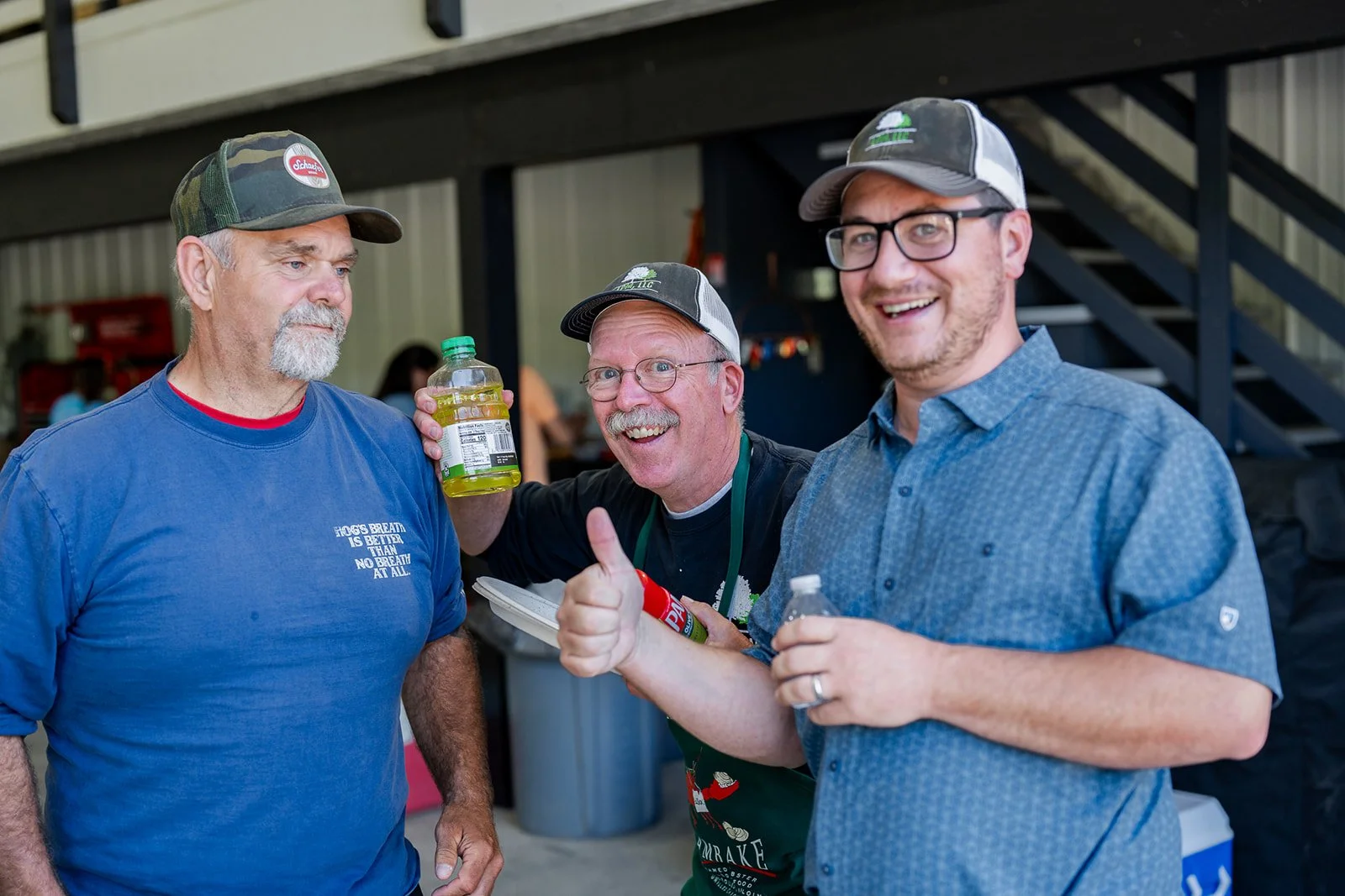 Lawrence Property Management employees enjoying a company picnic