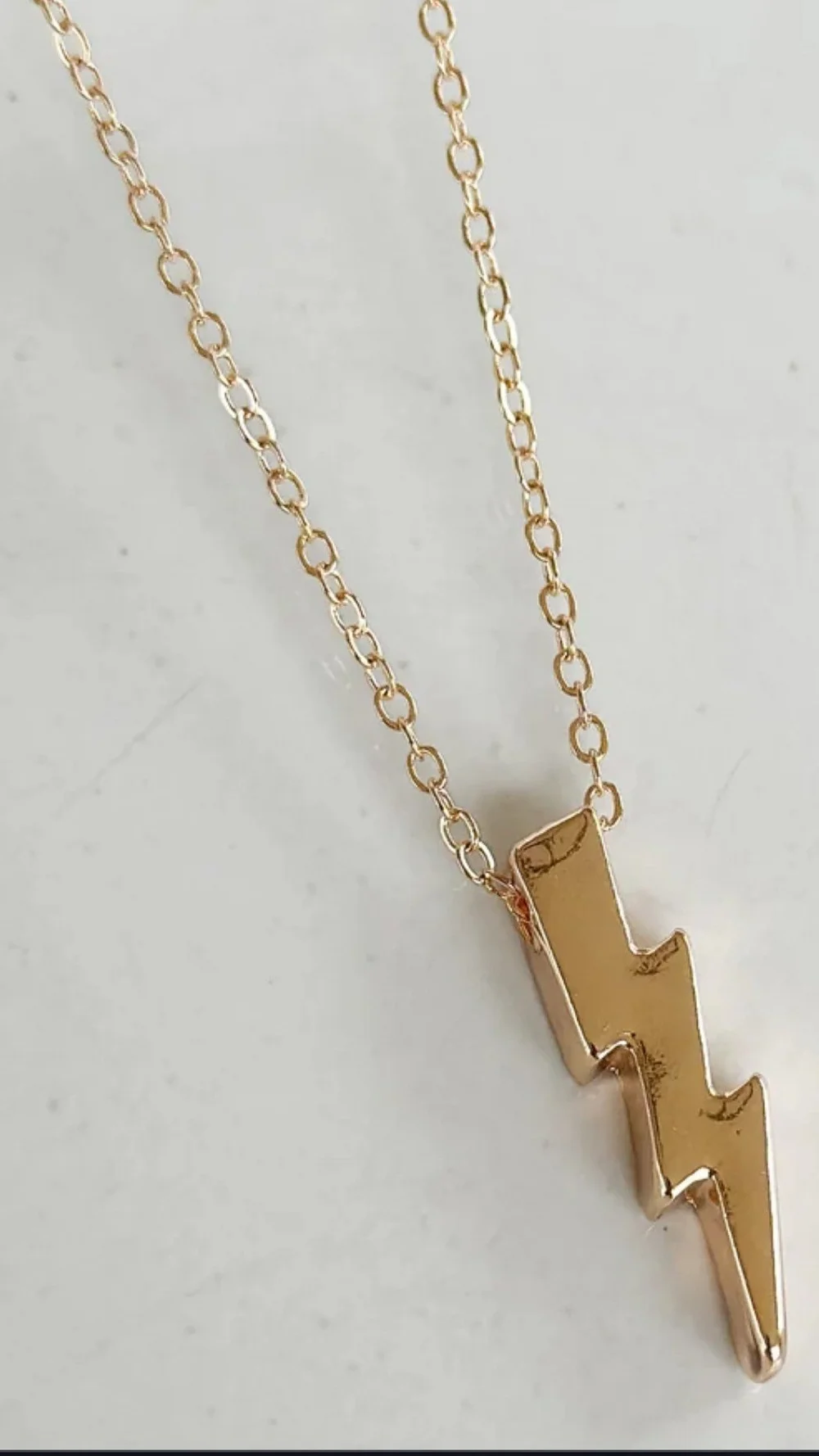 Gold Lighting Bolt Necklace — SOULSHINE DOWN UNDER