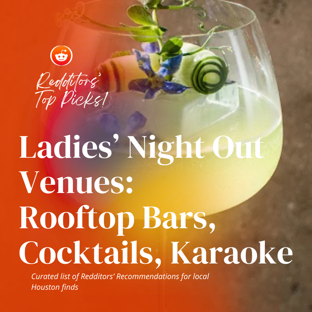 Redditors' Recos: Houston Venues for Girls' Night Out – Rooftop Bars, Cocktails, and Karaoke