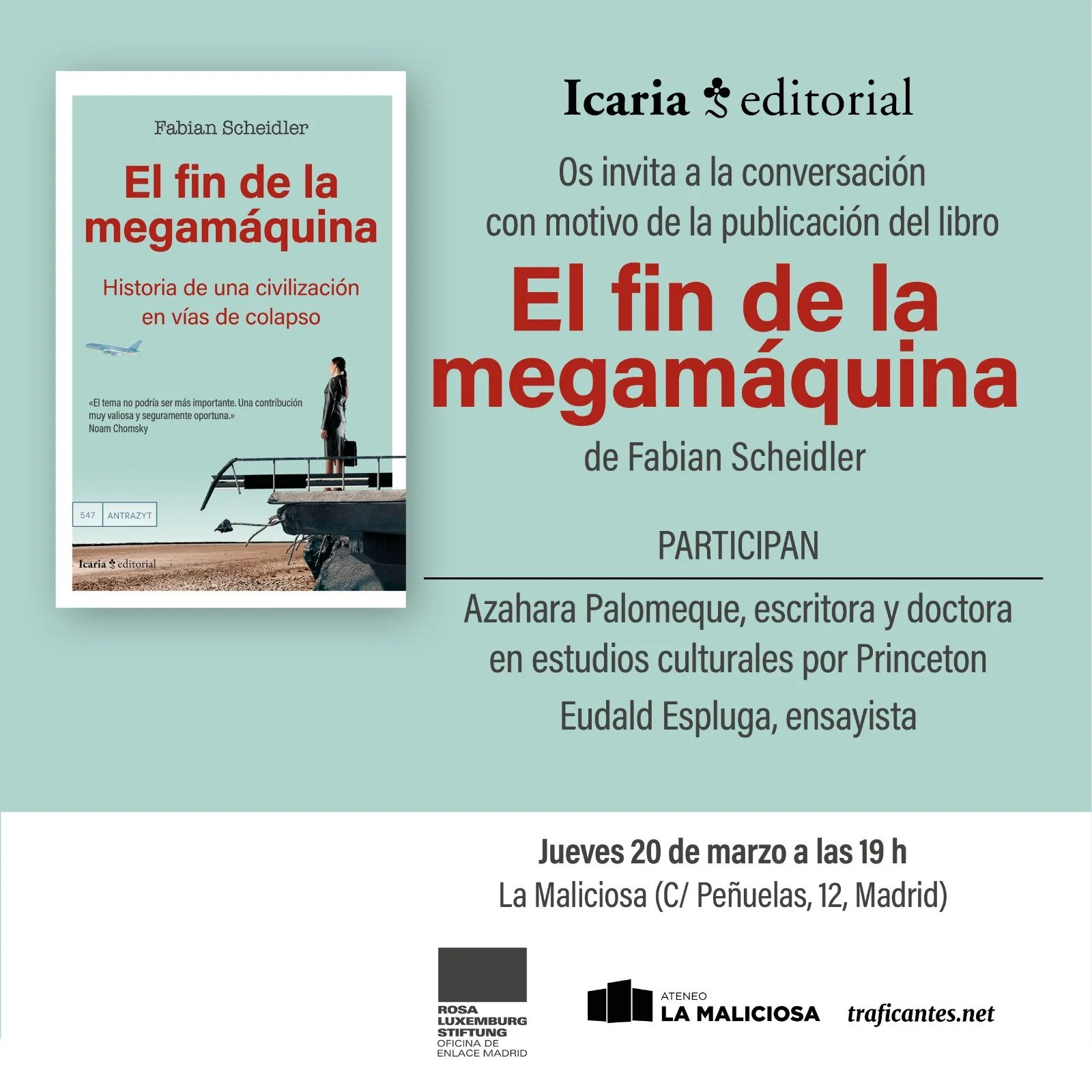 Presentación del libro “El fin de la megamáquina”