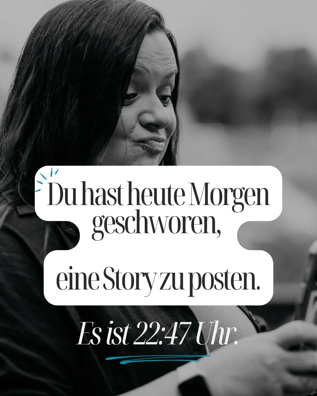 Du hast heute Morgen geschworen, du postest.

Jetzt ist es 22:47 Uhr.

Lass mich dir was sagen, was dir bisher kein Sichtbarkeits-Coach gesagt hat:

Das ist kein Disziplin-Problem.

Du arbeitest hart. Du brennst f&uuml;r dein Thema. Du willst.

Aber 