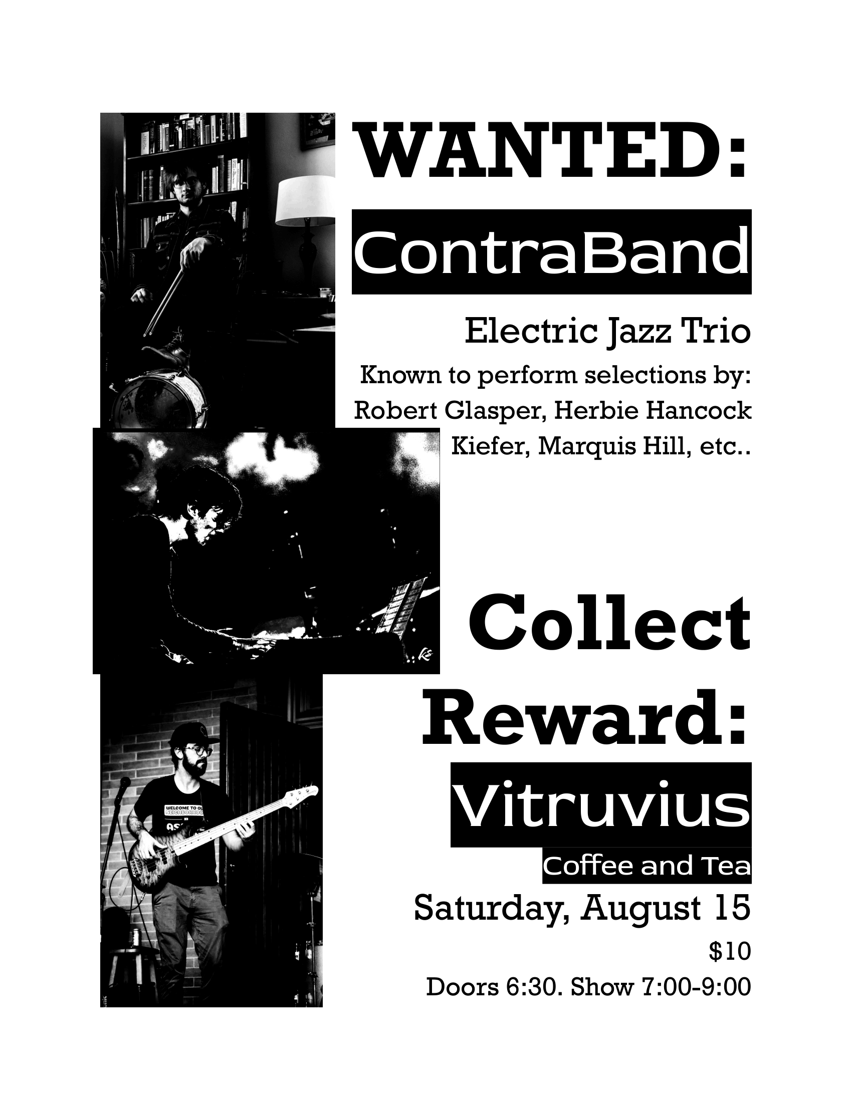 ContraBand Live at Vitruvius Coffee and Tea 
